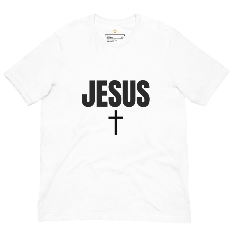 Jesus Christian T-Shirt, Faith Cross Bible Verse Tee, Unisex Christ Is King Apparel for Men & Women, Catholic Religious