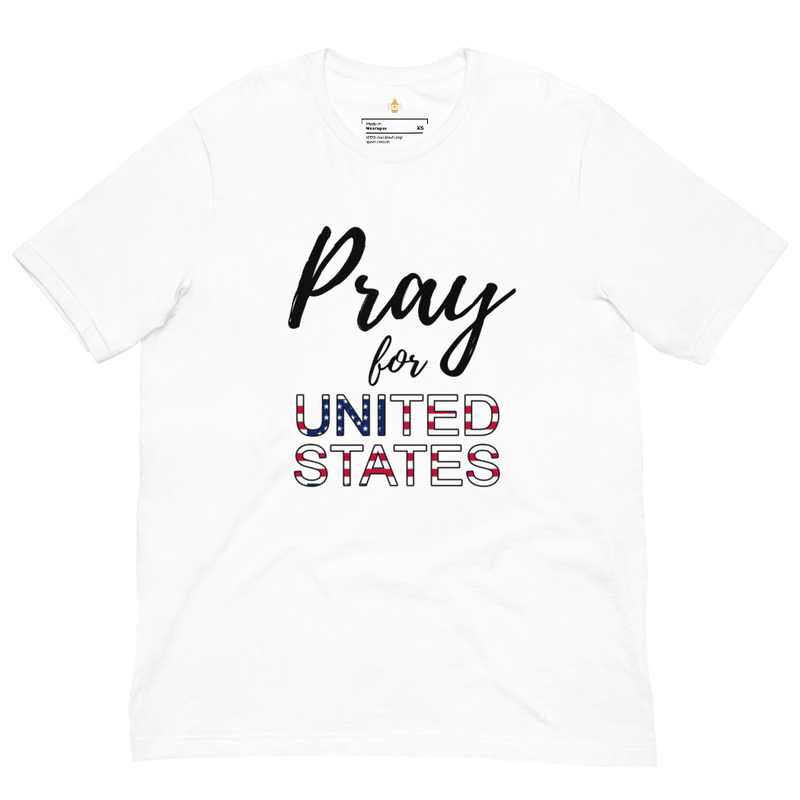 Pray for United States Christian T-Shirt, USA Soccer World Cup 2026 Faith Tee, Unisex for Men & Women