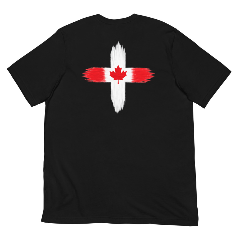 Canada Christian T-Shirt, Canadian Patriotic Soccer World Cup 2026 Faith Tee, Unisex for Men & Women