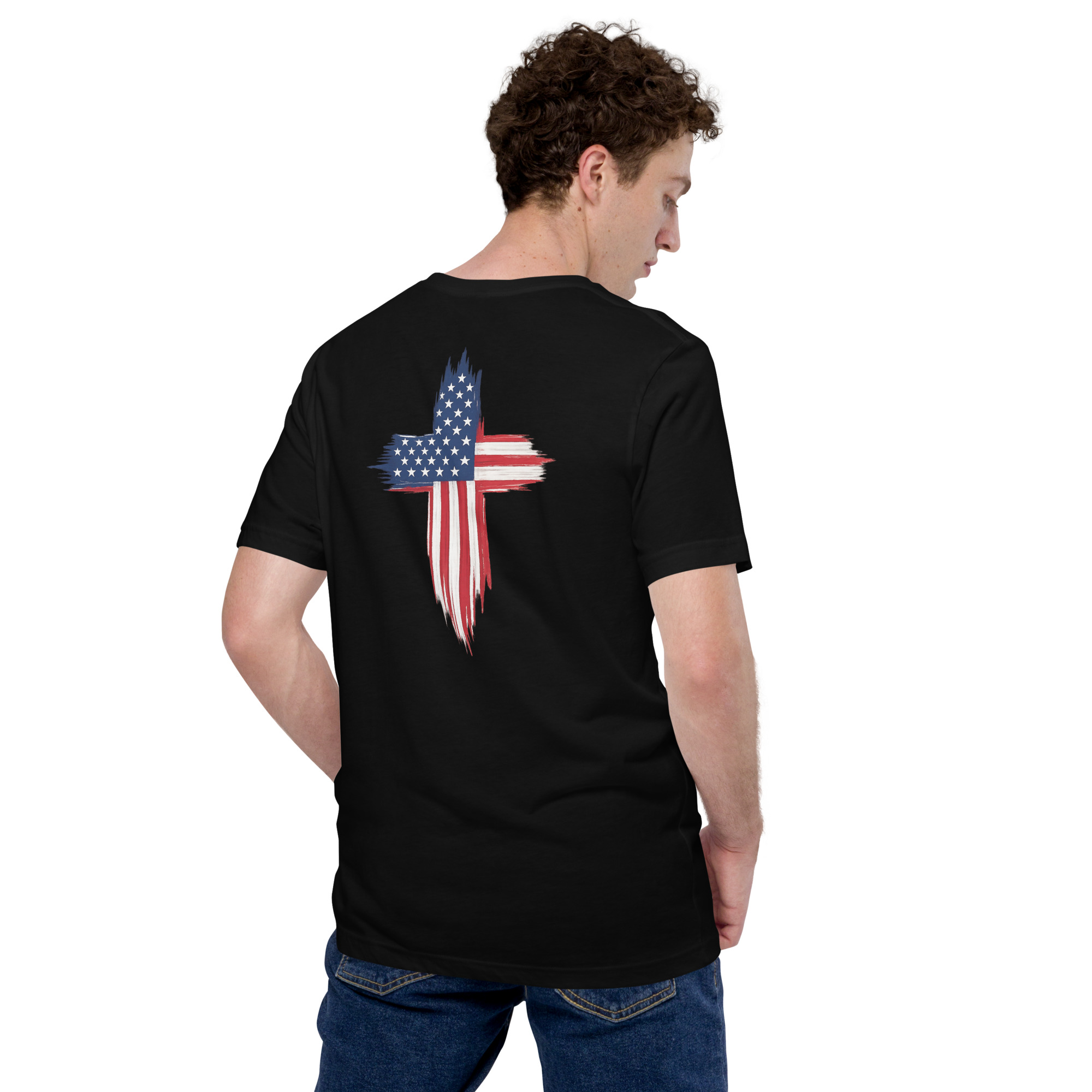United States Christian T-Shirt, USA Patriotic Soccer World Cup 2026 Faith Tee, Unisex for Men & Women
