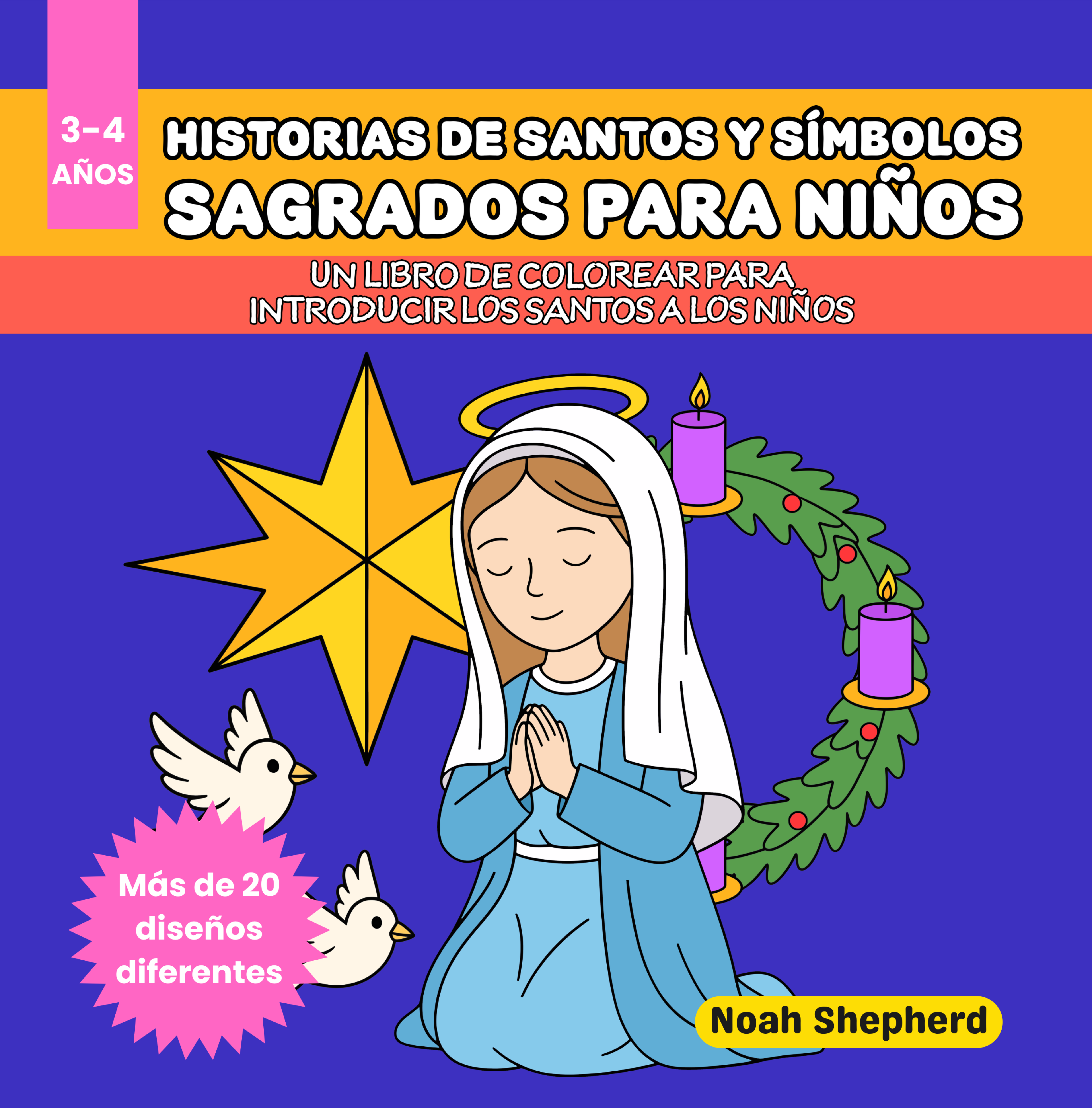 Historias de Santos y Símbolos Sagrados para Niños (3-4 Años)