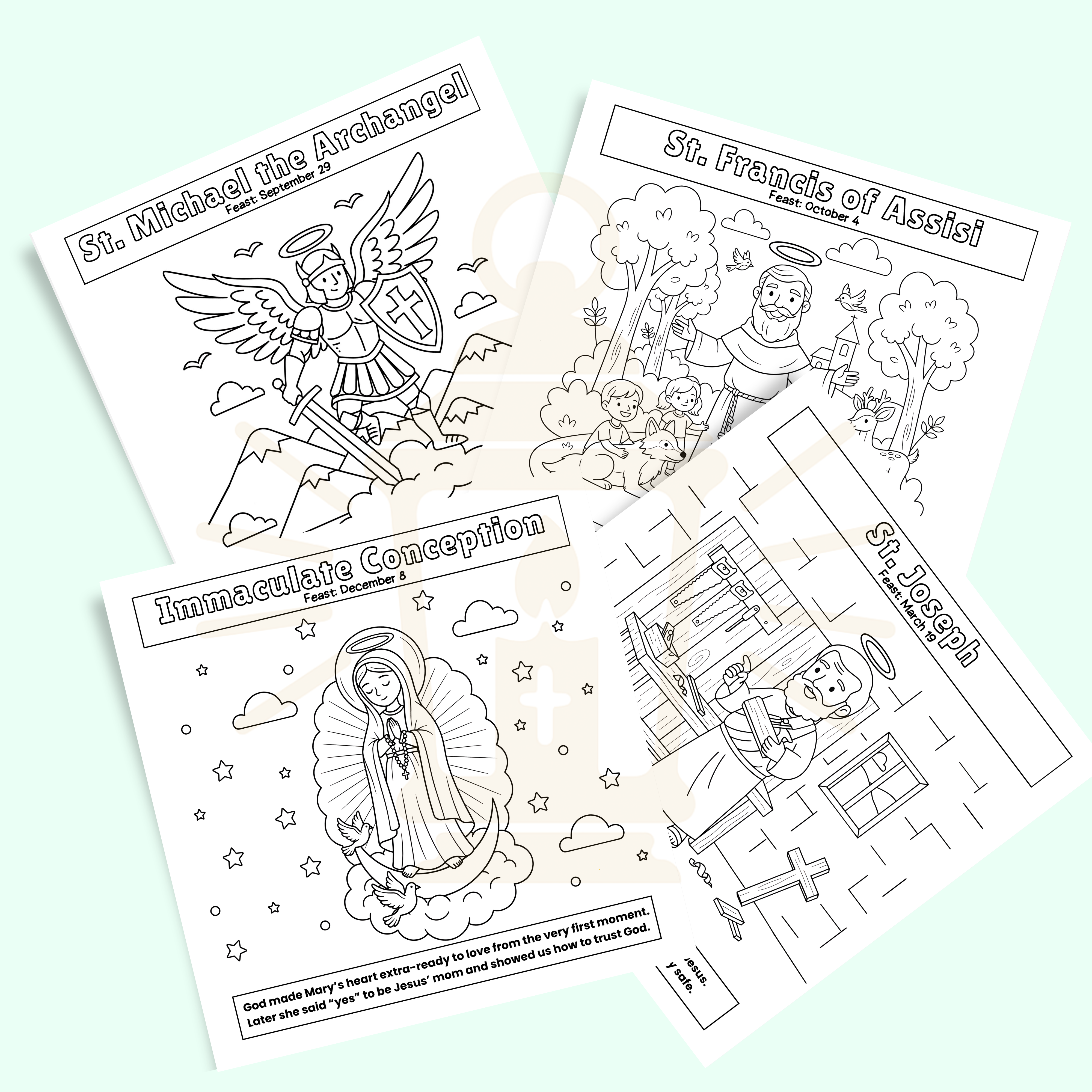 Little Saints & Holy Symbols (Ages 5-7)