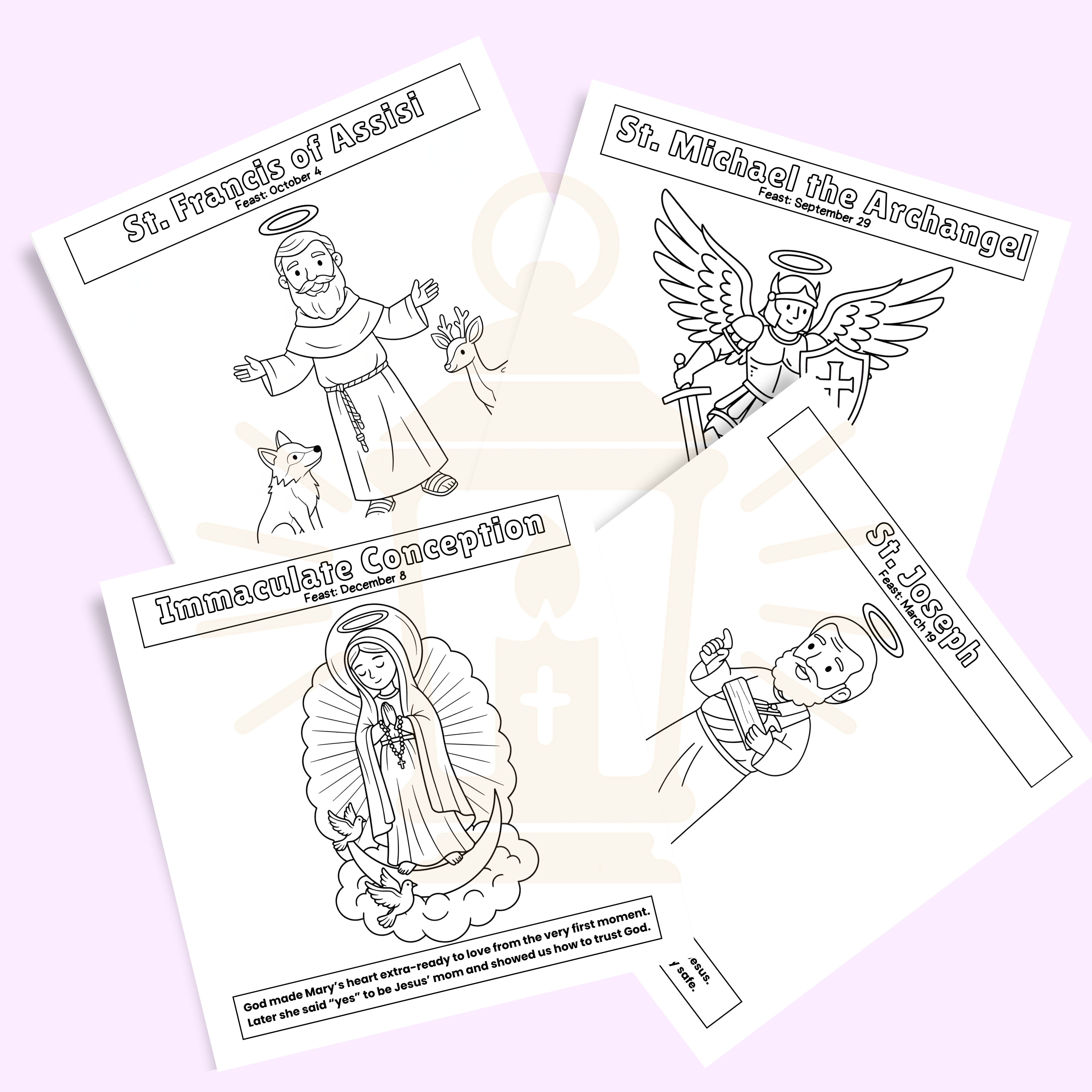 Little Saints & Holy Symbols (Ages 3-4)