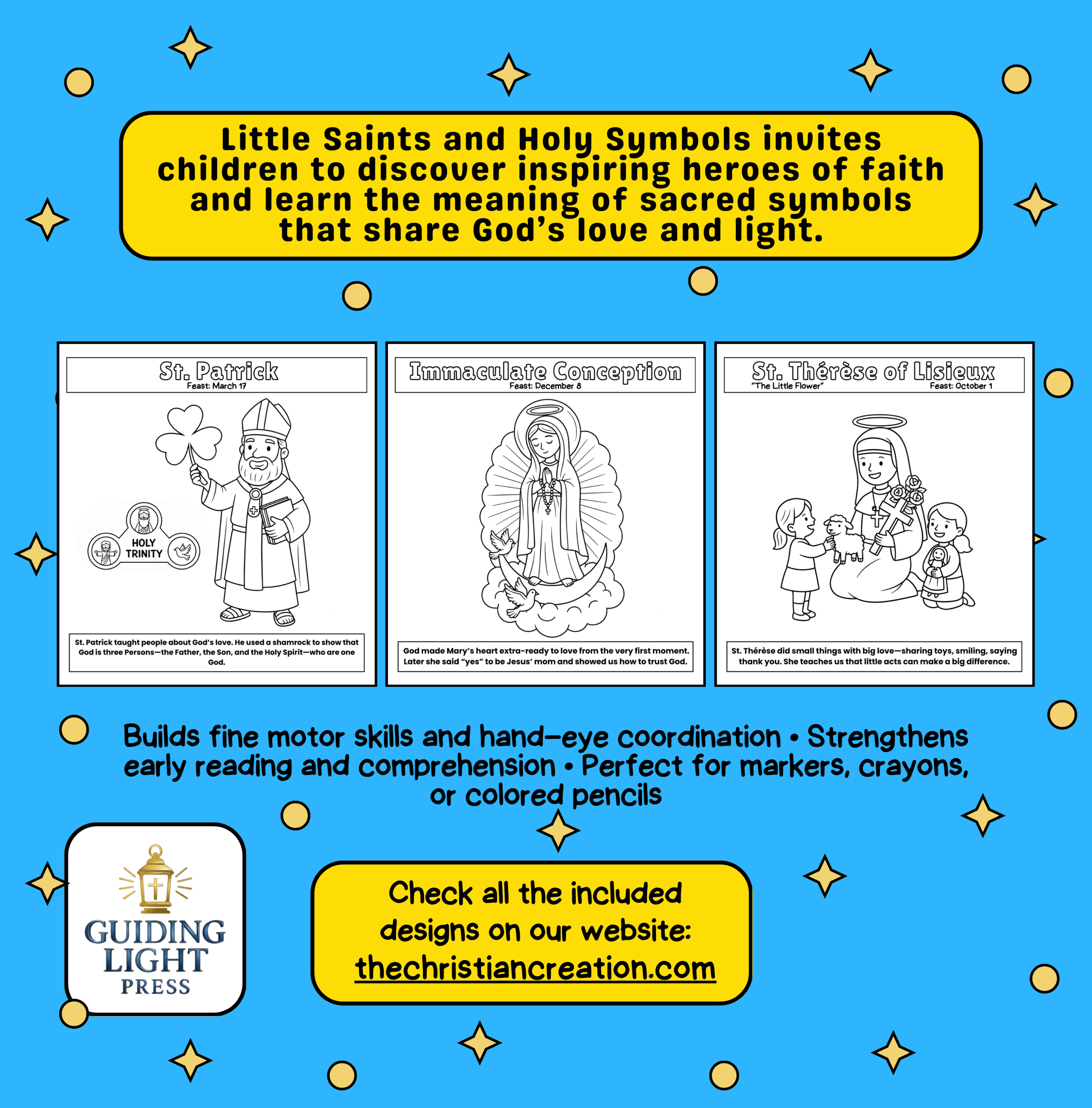 Little Saints & Holy Symbols (Ages 3-4)