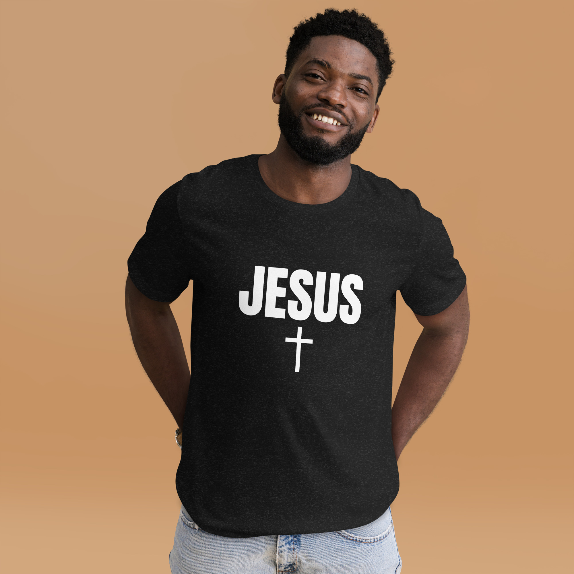 Jesus Christian T-Shirt, Faith Cross Bible Verse Tee, Unisex Christ Is King Apparel for Men & Women, Catholic Religious