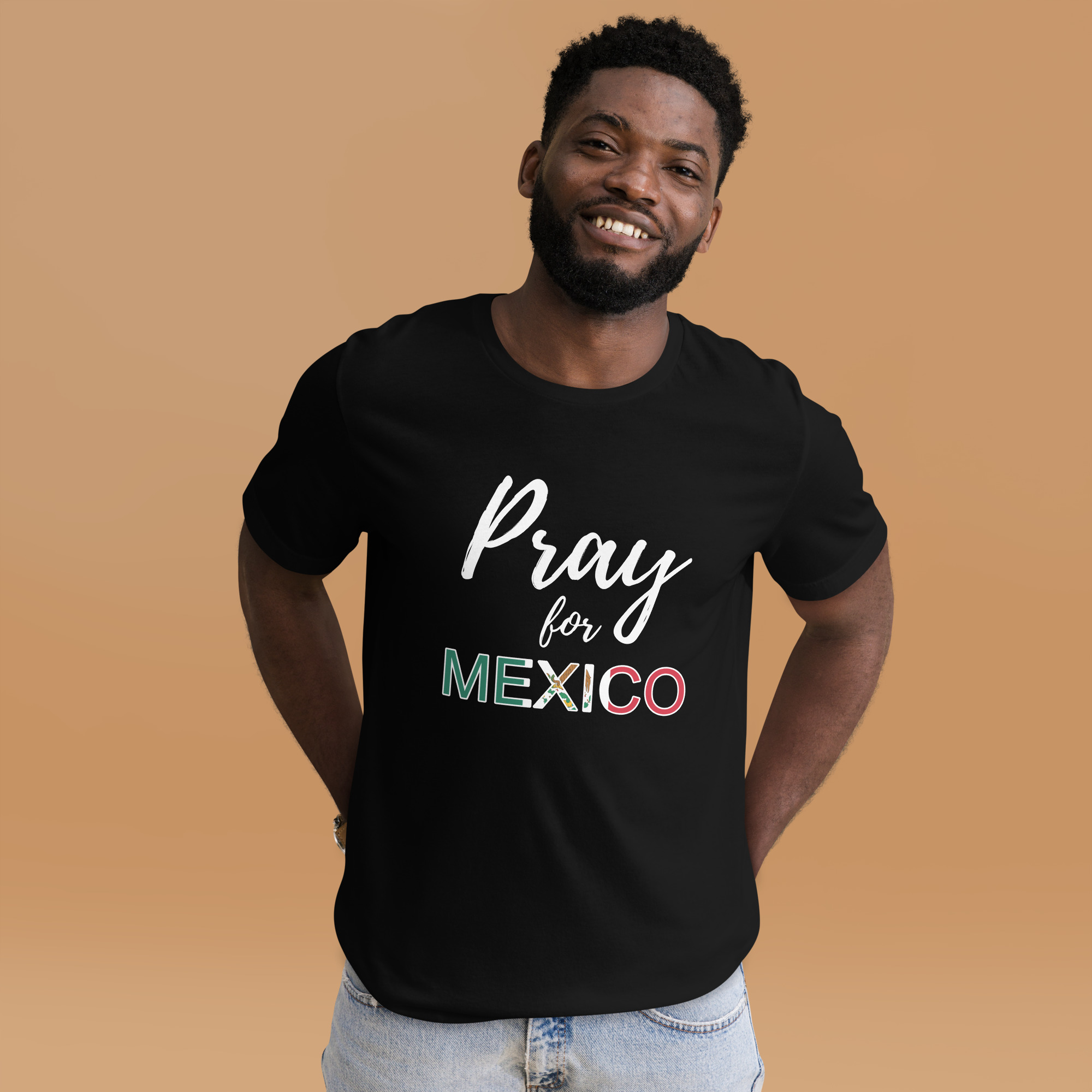 Pray for Mexico Christian T-Shirt, Mexican Soccer World Cup 2026 Camisa, Unisex Faith Tee for Men & Women