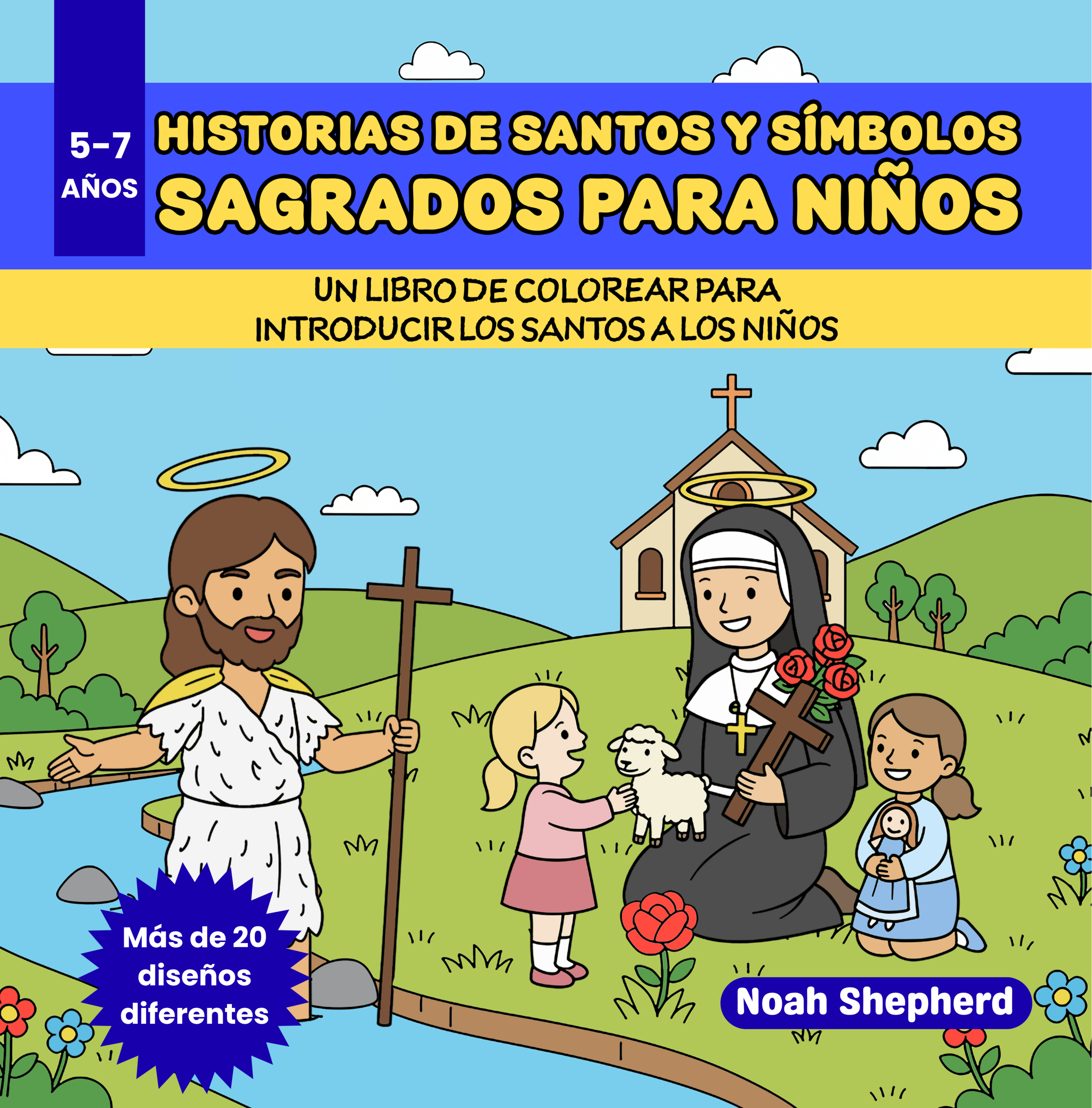 Historias de Santos y Símbolos Sagrados para Niños (5-7 Años)