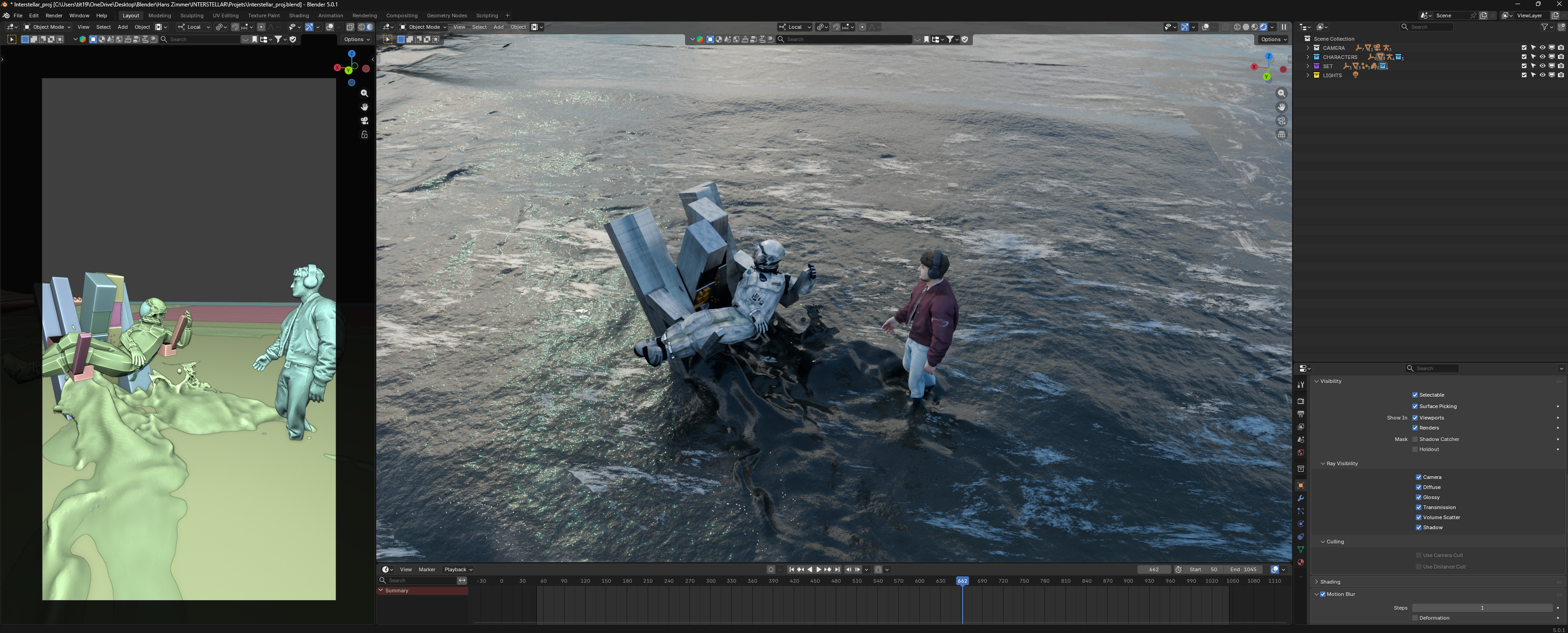 BLEND FILE - INTERSTELLAR project