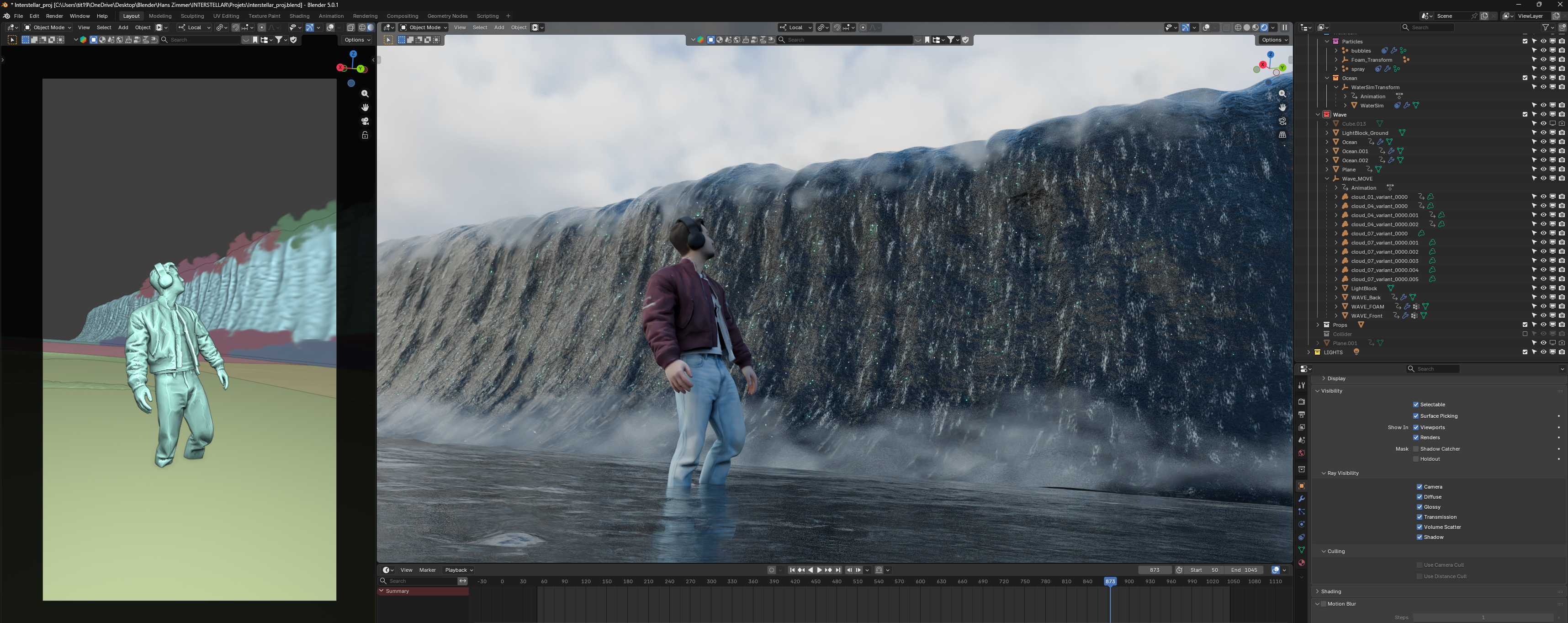 BLEND FILE - INTERSTELLAR project