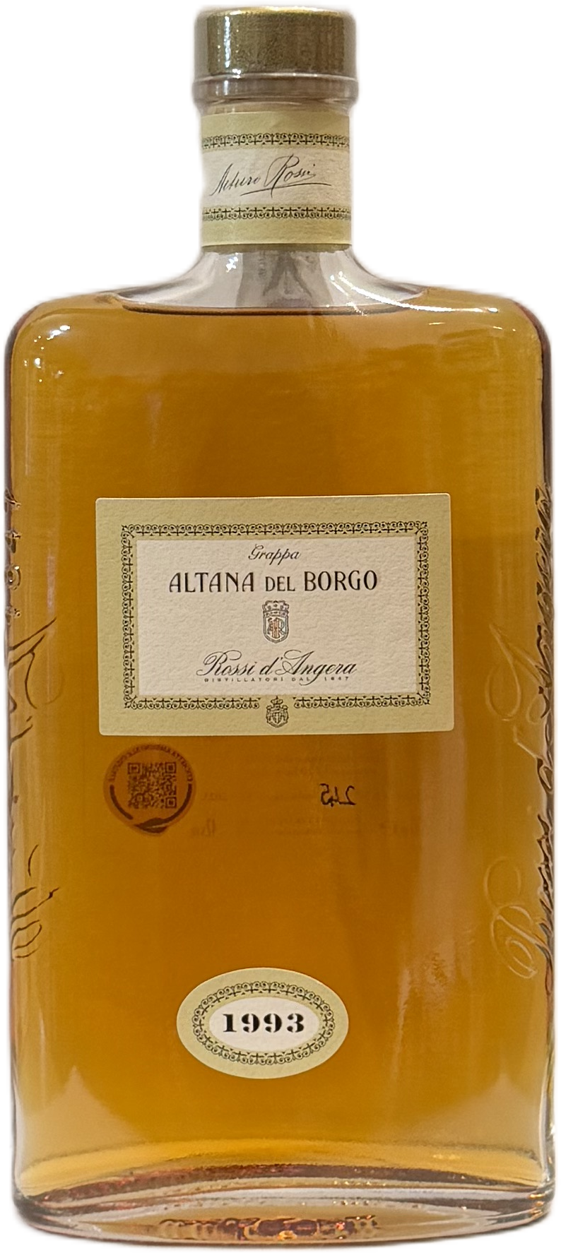 Grappa 1993 "Rossi D'Angera"