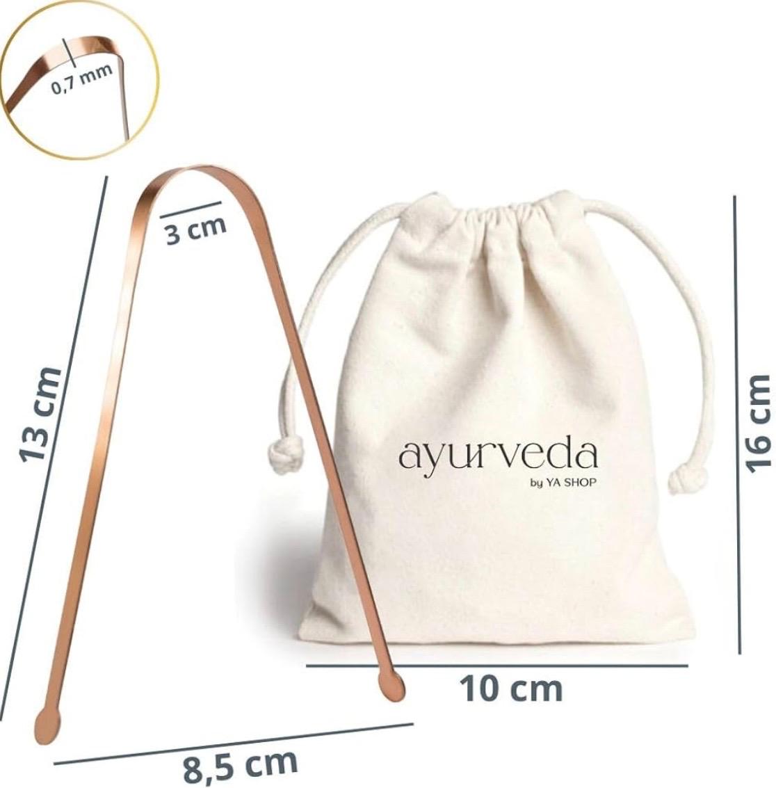 Raspador de Língua Ayurveda – Ritual de Pureza Matinal