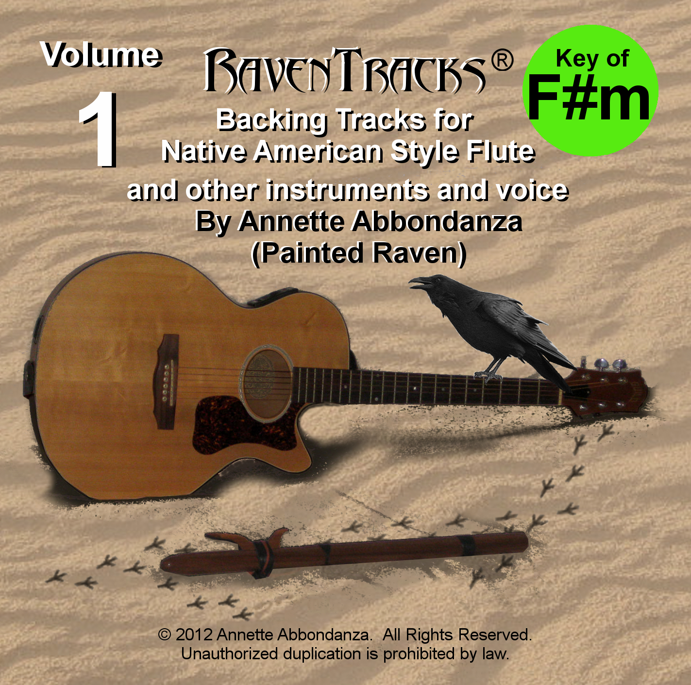 RavenTracks Backing Tracks VOLUME ONE - F# minor ALBUM DOWNLOAD