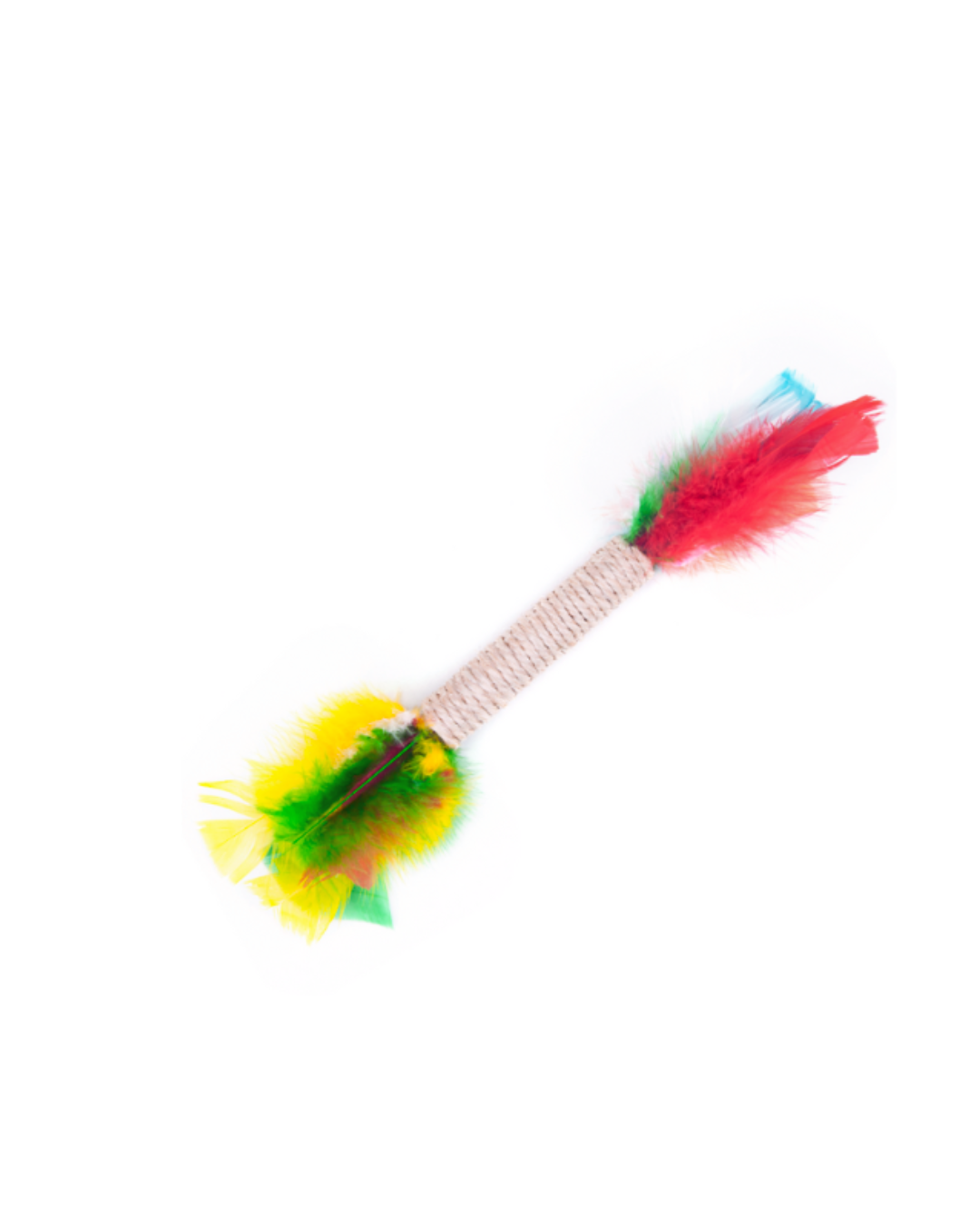 BASTON DE SISAL CON PLUMAS LCM