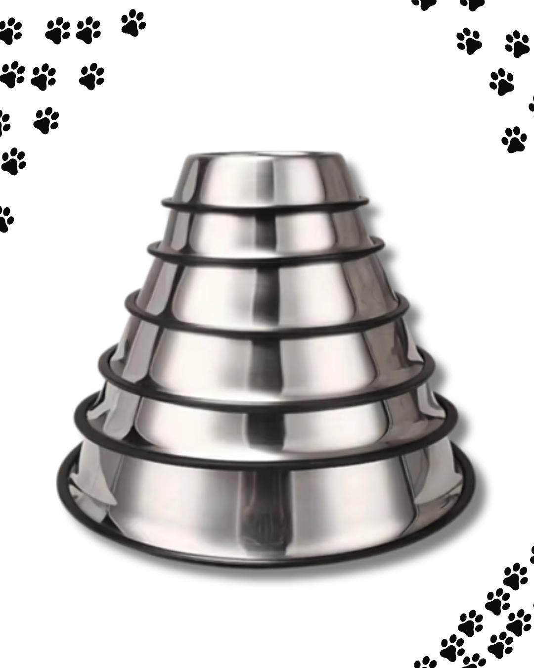 COMEDEROS ACERO INOXIDABLE ANTIDESLIZANTES