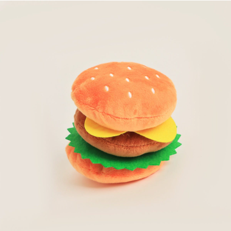 Hamburguesa de peluche