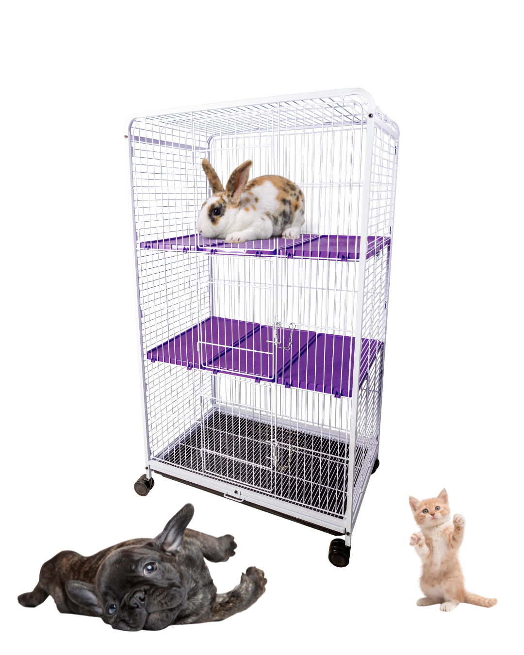 JAULA/ AVIARIO GRANDE 3 NIVELES JEL PLAST