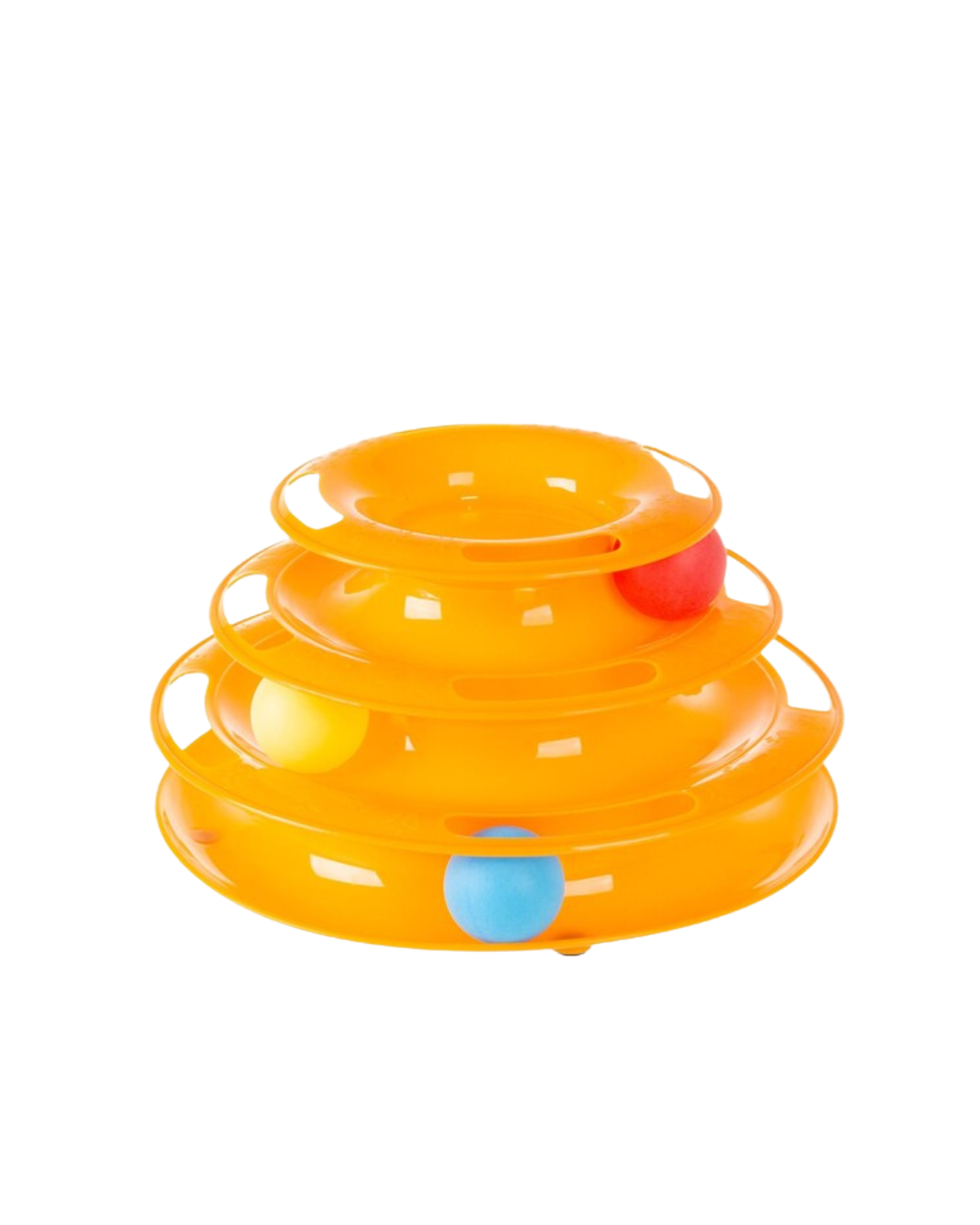 TORRE PLASTICA 3 NIVELES CON PELOTAS