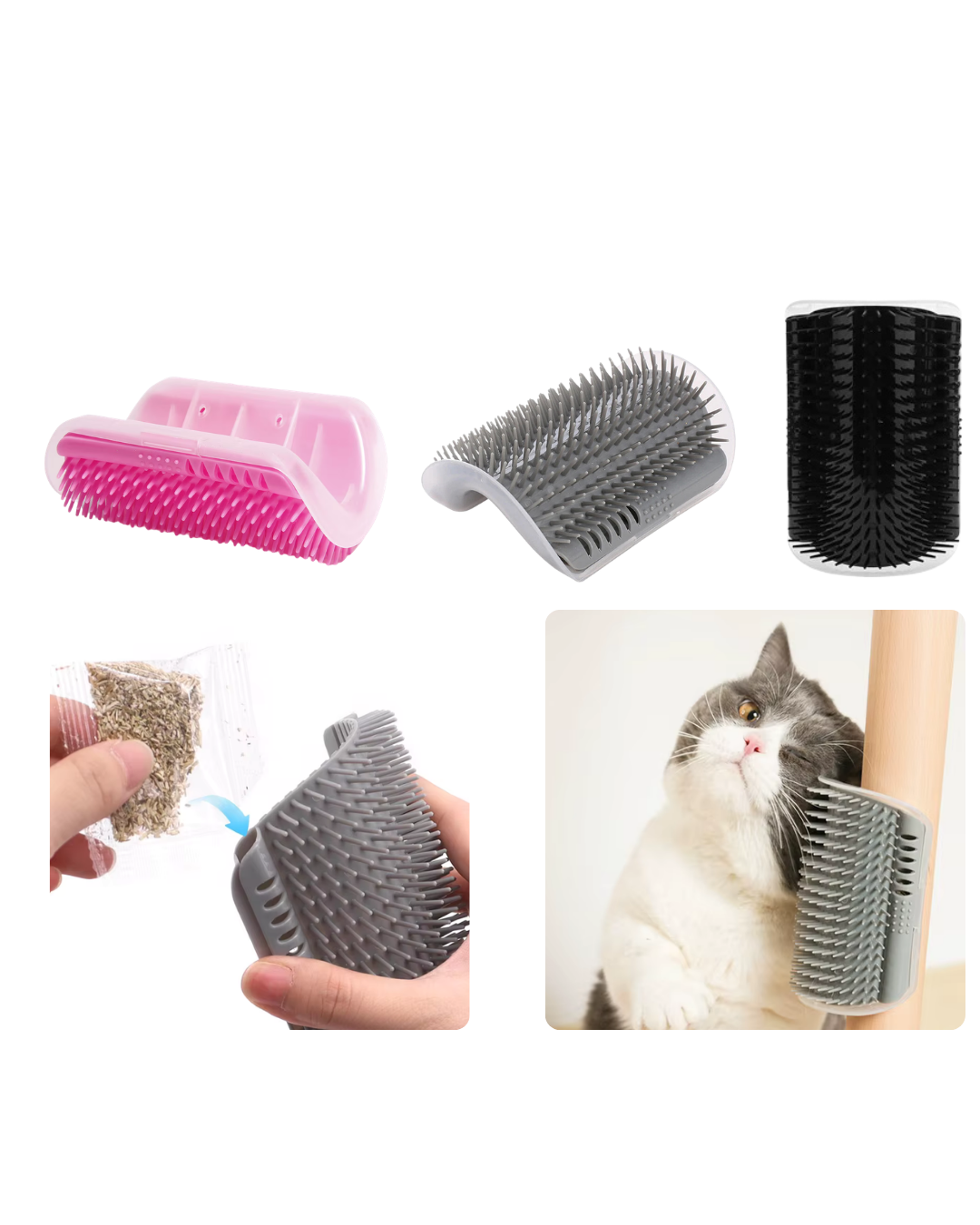 Cepillo masajeador para gatos 13 x 8 cm 