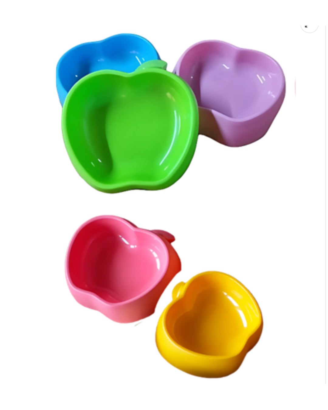 Platos antideslizante manzana chicos 