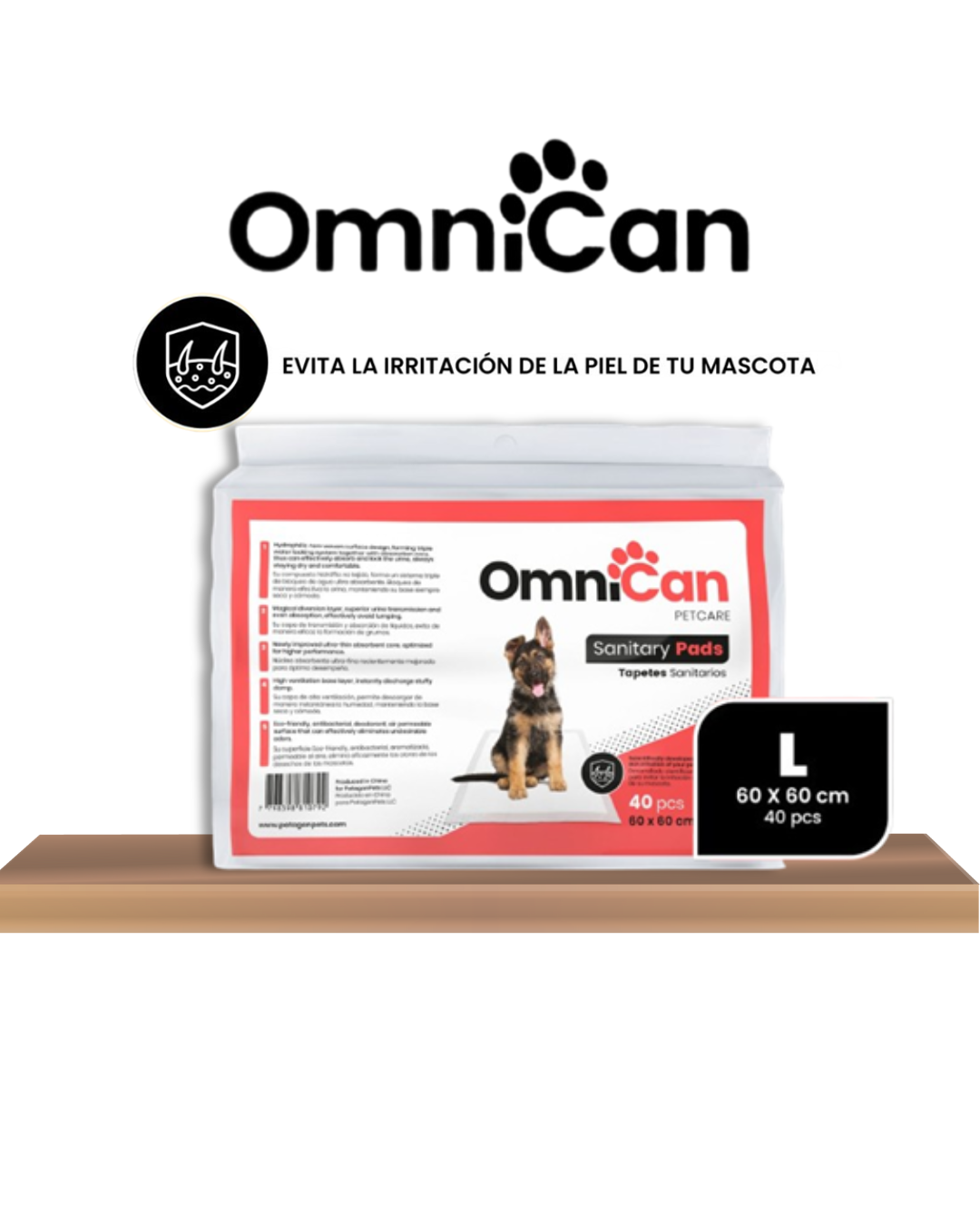 Tapetes higenicos (pañales) Omnican 