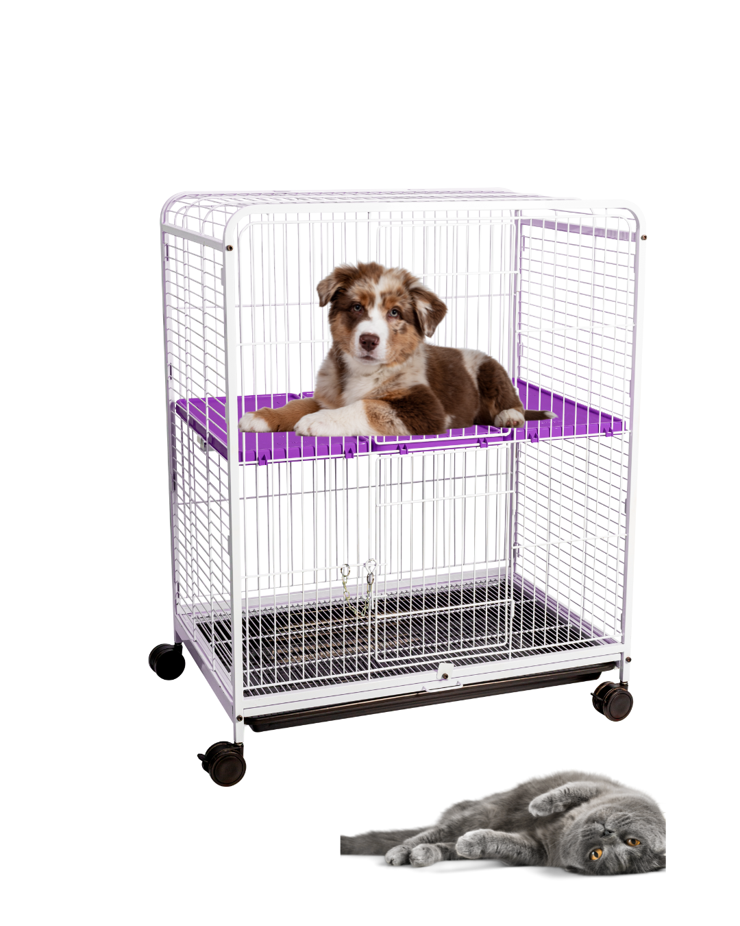 JAULA/ AVIARIO MEDIANO 2 NIVELES JEL PLAST