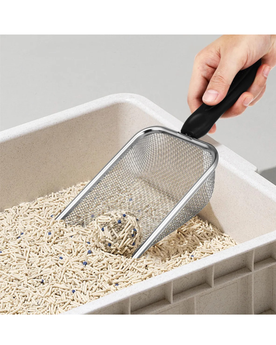 Pala higemica de acero inoxidable 