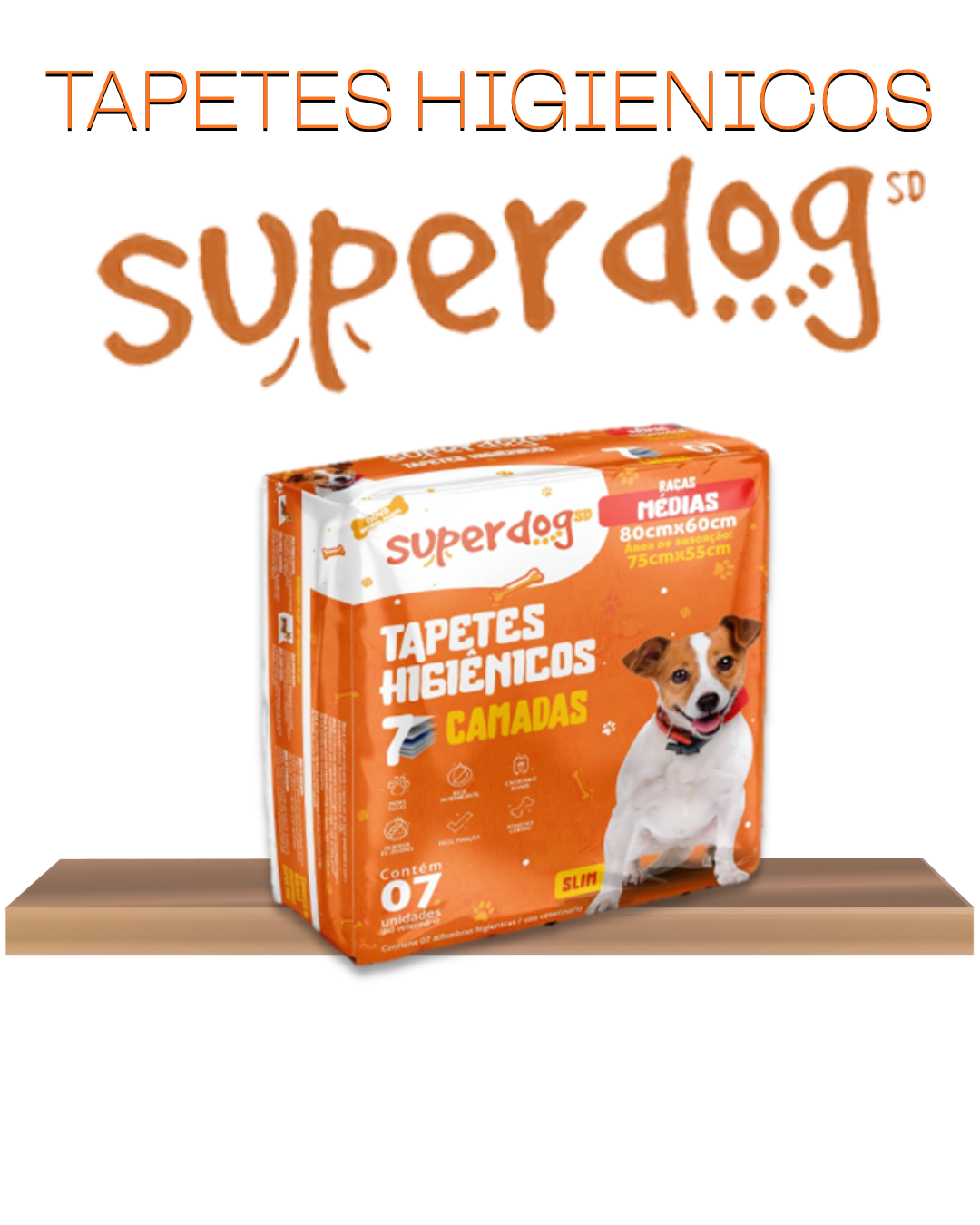 Tapetes higenicos (pañales) Superdog 
