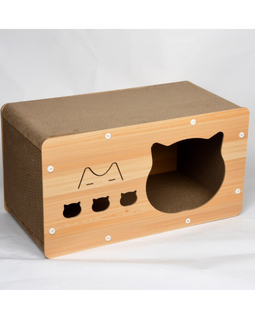 Casita rascadora para gatos 