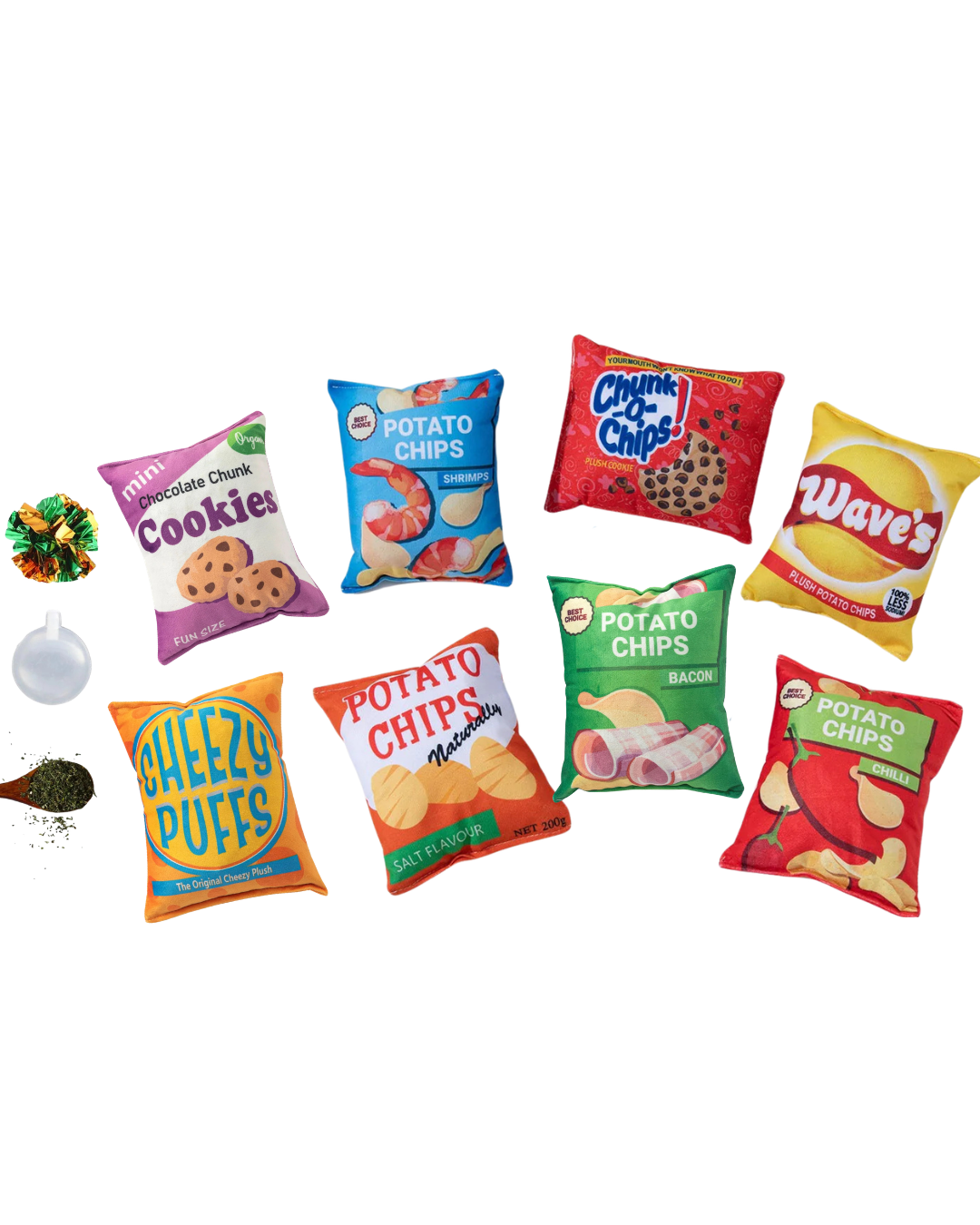 Snack con chifle + catnip 14 x 17 cm