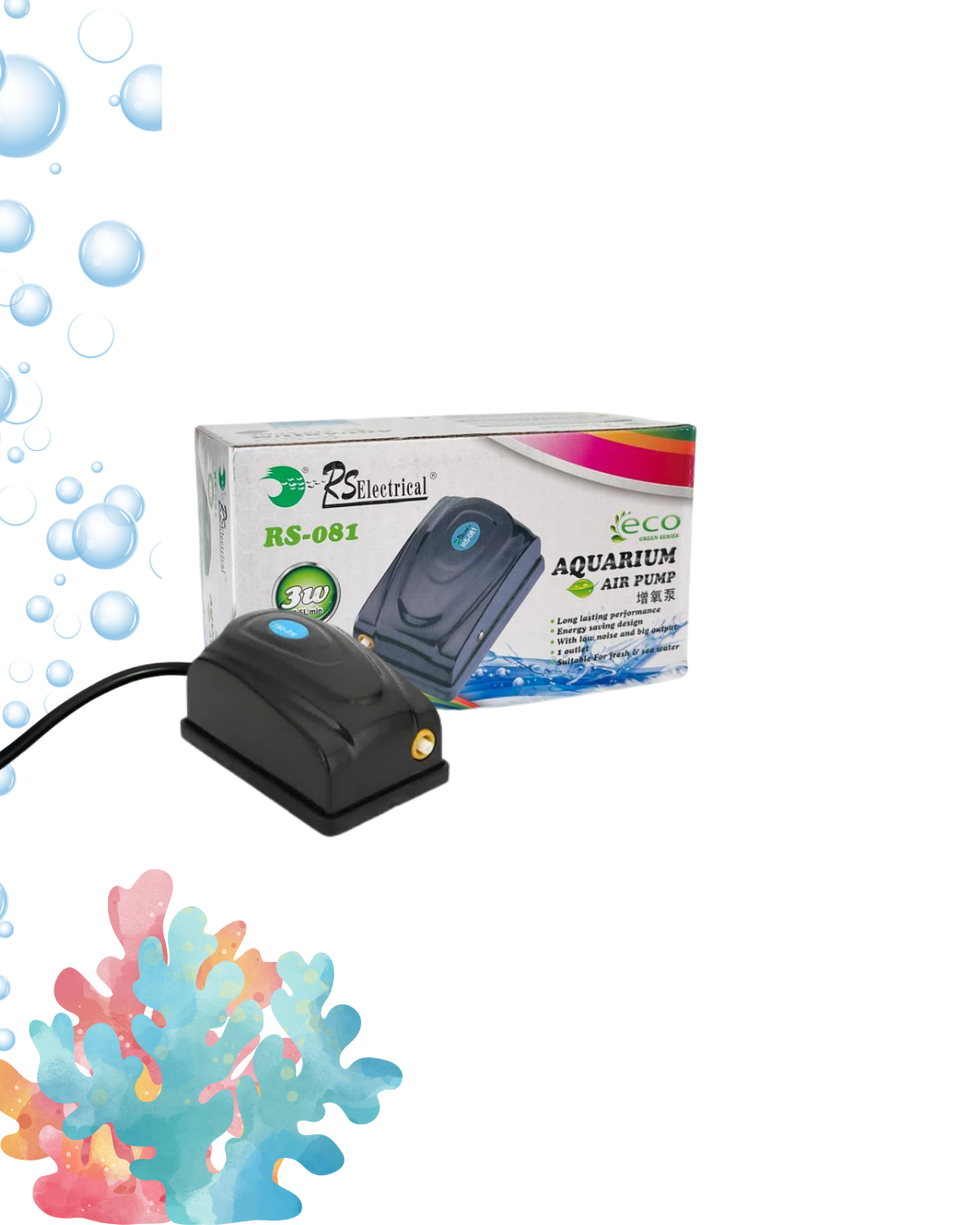 MOTOR DE 1 SALIDA 3W 2.5LTS/MIN