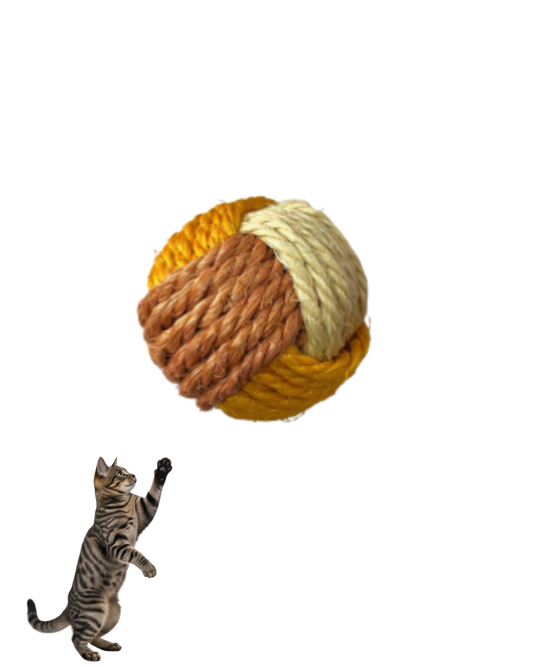 PELOTA SISAL MOSAICO 6 CM