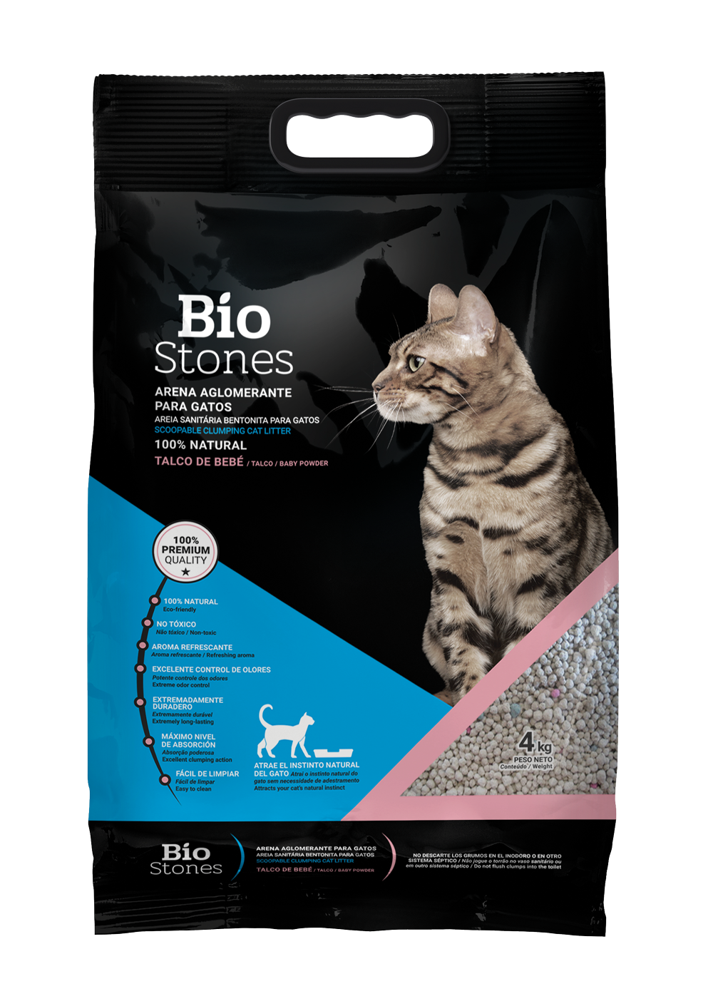 BIO STONES BENTONITA 4kg 