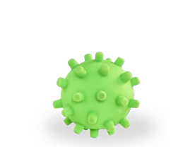 Pelota con pinchos seven