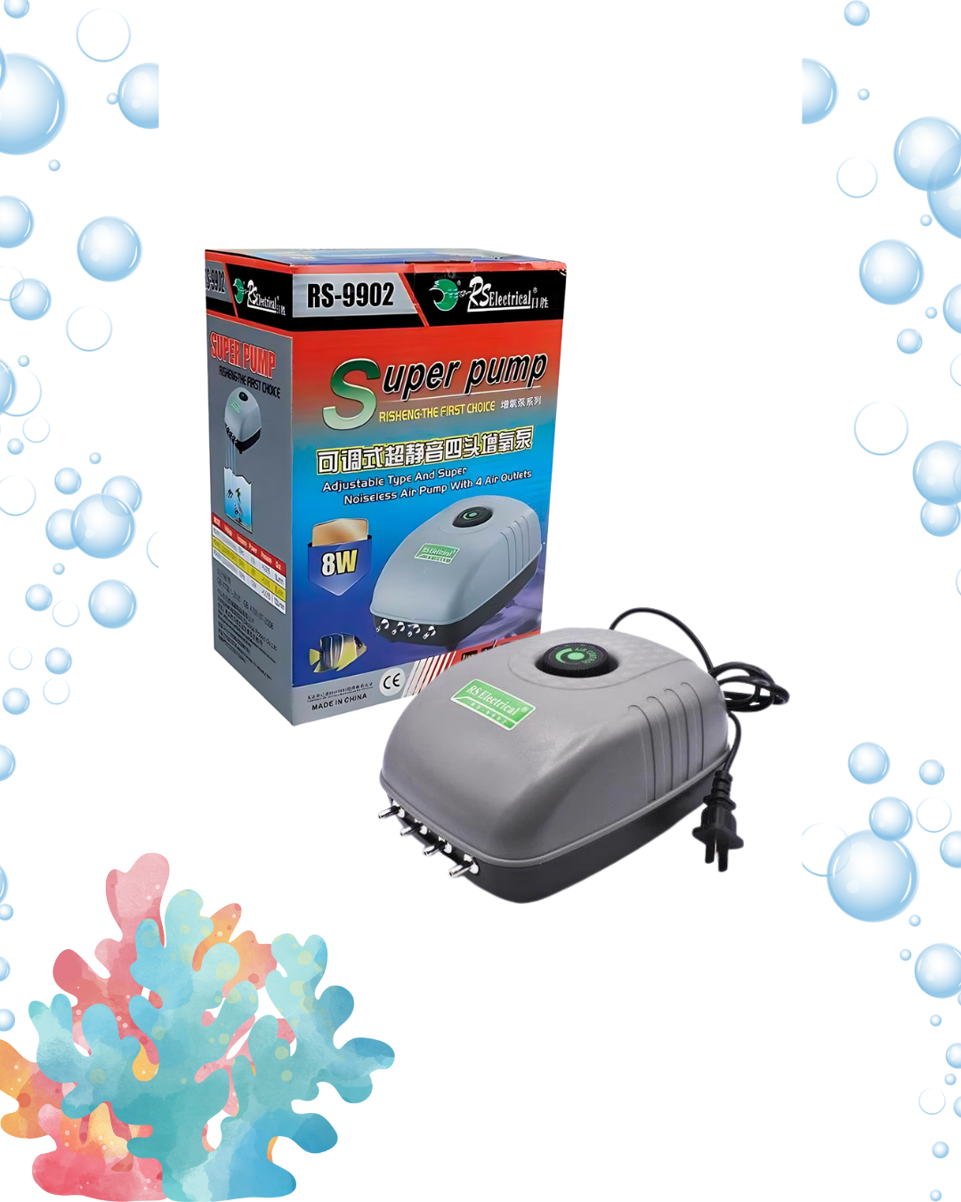 MOTOR DE 4 SALIDAS DE 8W Y 12W