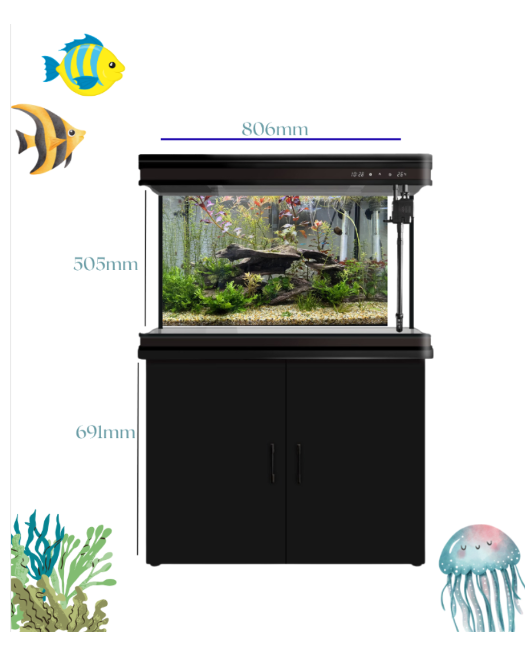 ACUARIO Completo 99 lts