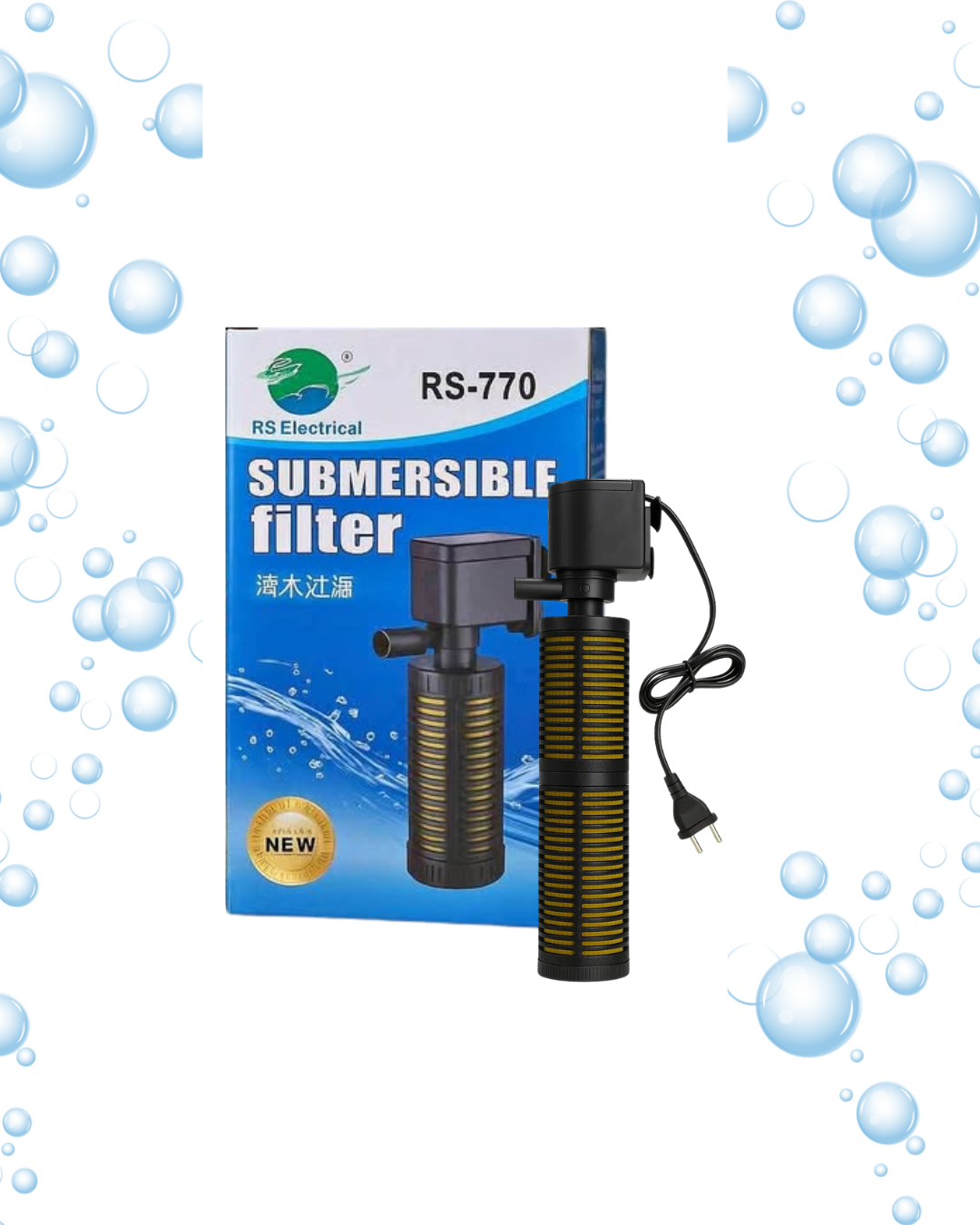 FILTRO INTERNO SUMERGIBLE CON OXIGENADOR 18 W