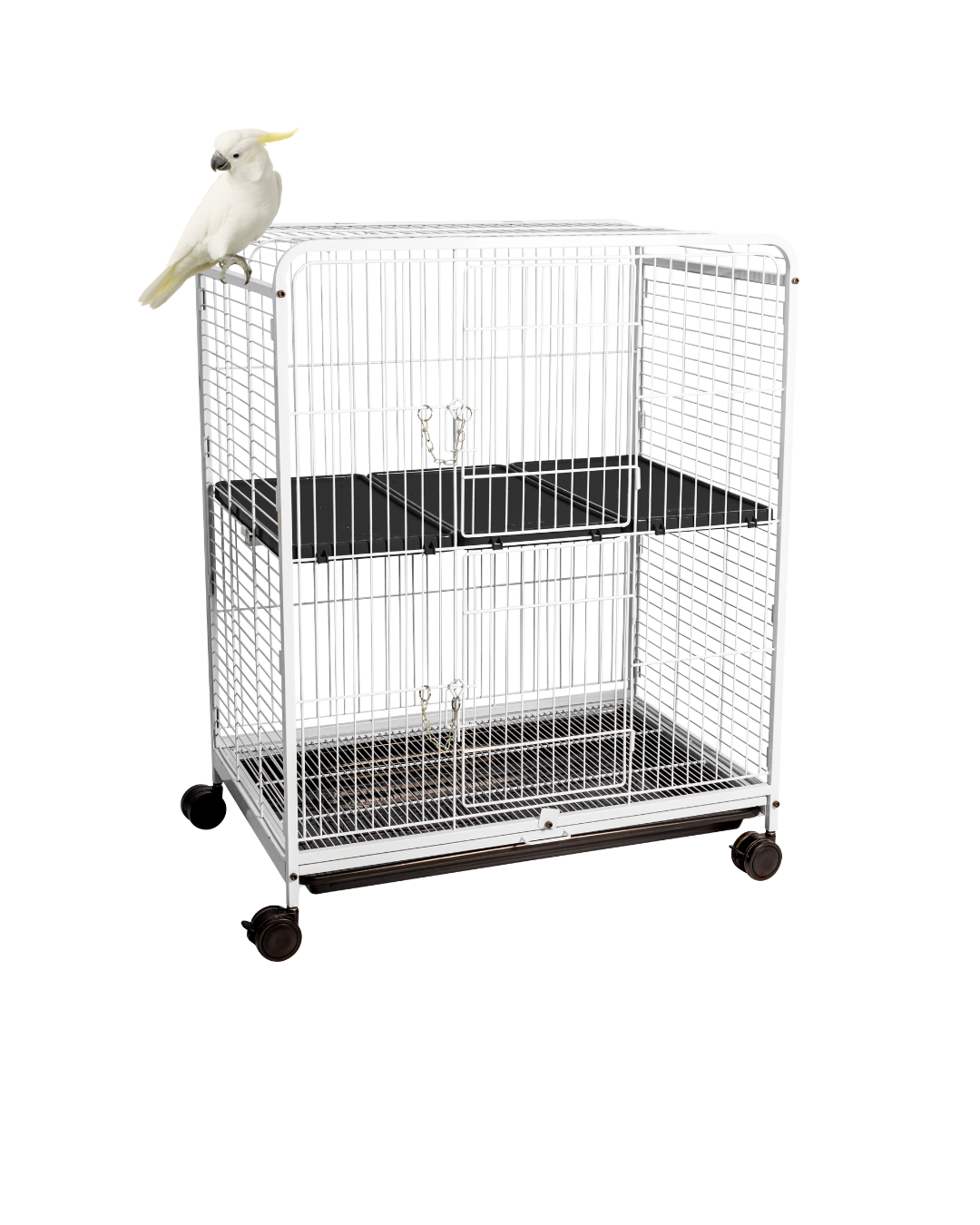 JAULA/ AVIARIO MEDIANO 2 NIVELES JEL PLAST