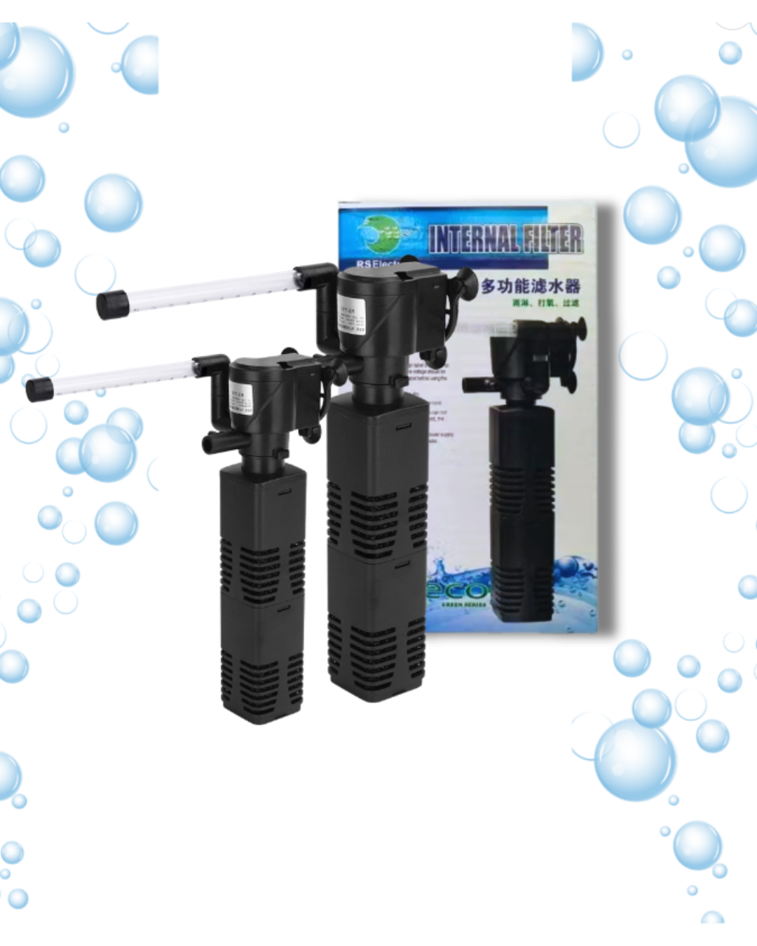 FILTRO INTERNO SUMERGIBLE CON LLUVIA Y OXIGENADOR 4 WATS