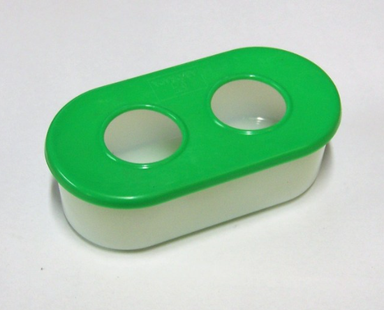 Comedero Blanco- 2 agujeros 