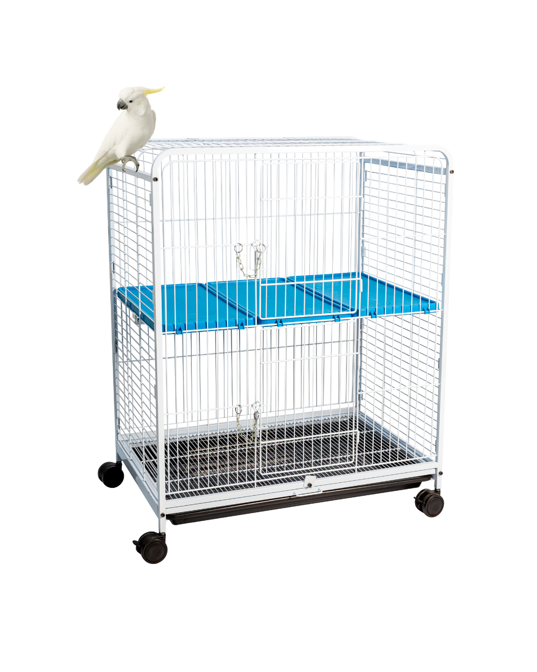 JAULA/ AVIARIO MEDIANO 2 NIVELES JEL PLAST