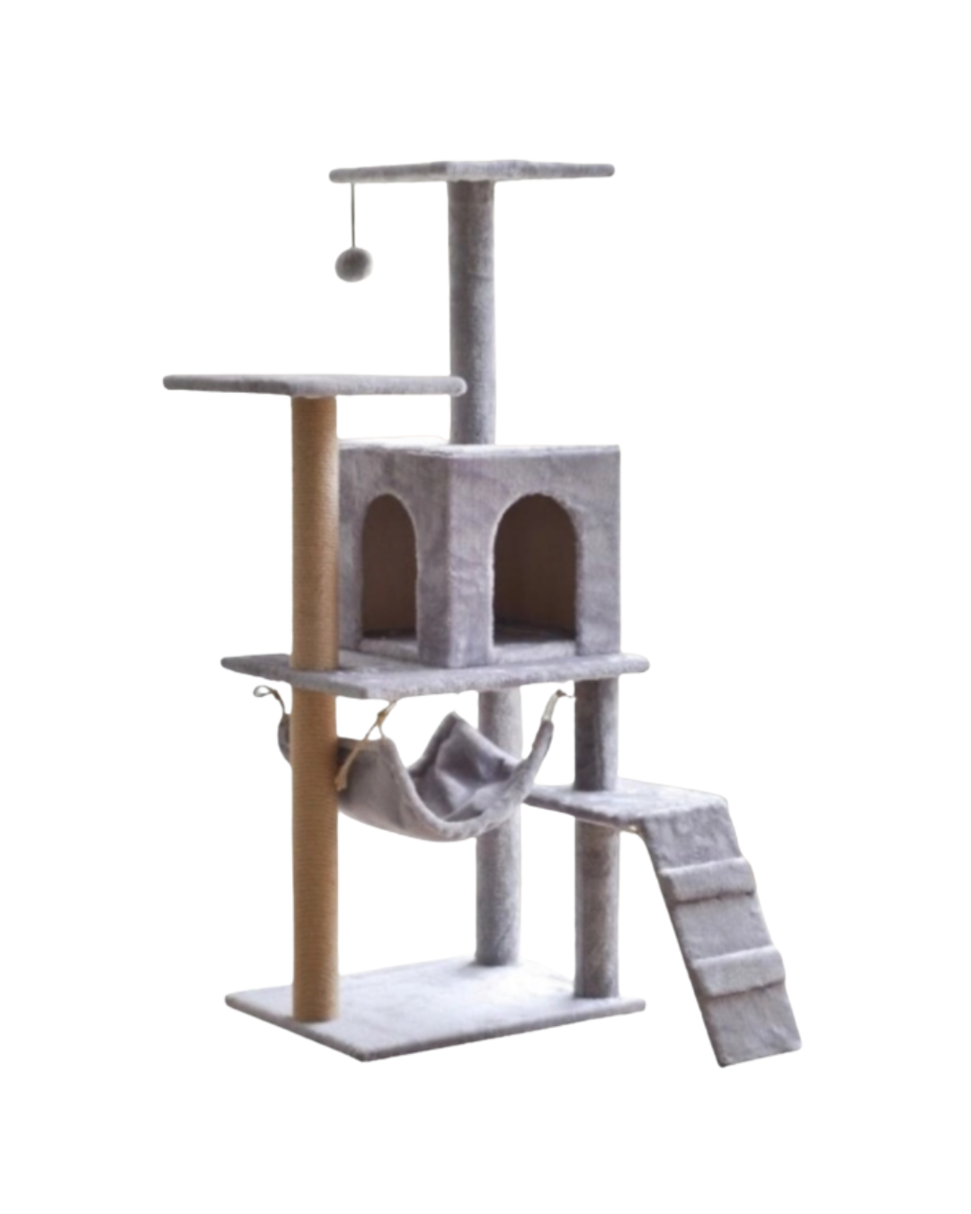 RASCADOR DE MADERA DE 4 NIVELES