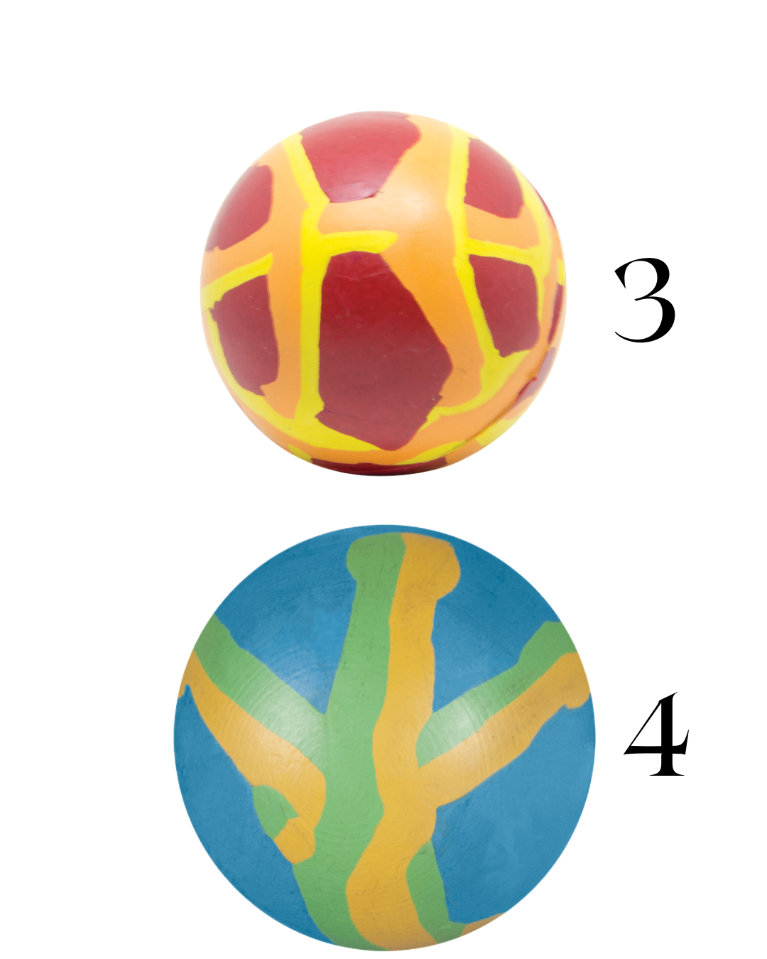 PELOTA MACIZA- 4 Tamaño