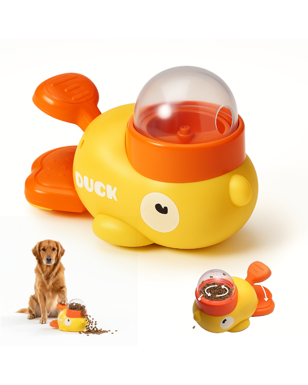 Pato dispensador de alimento 