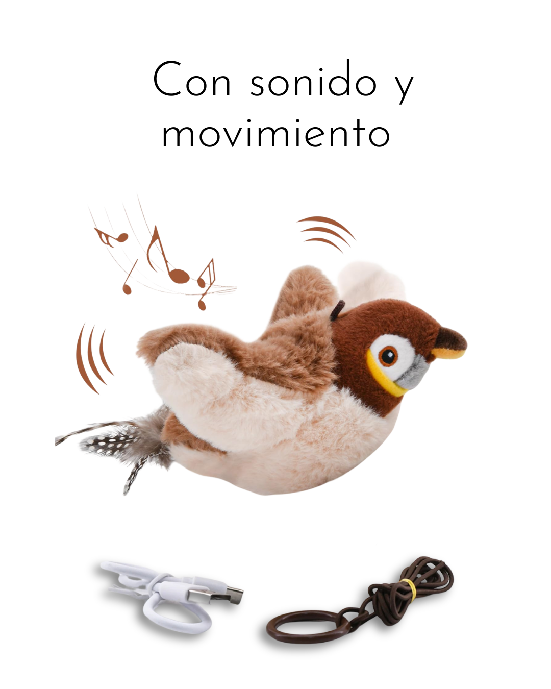 Pajaro con sonido y movimiento 