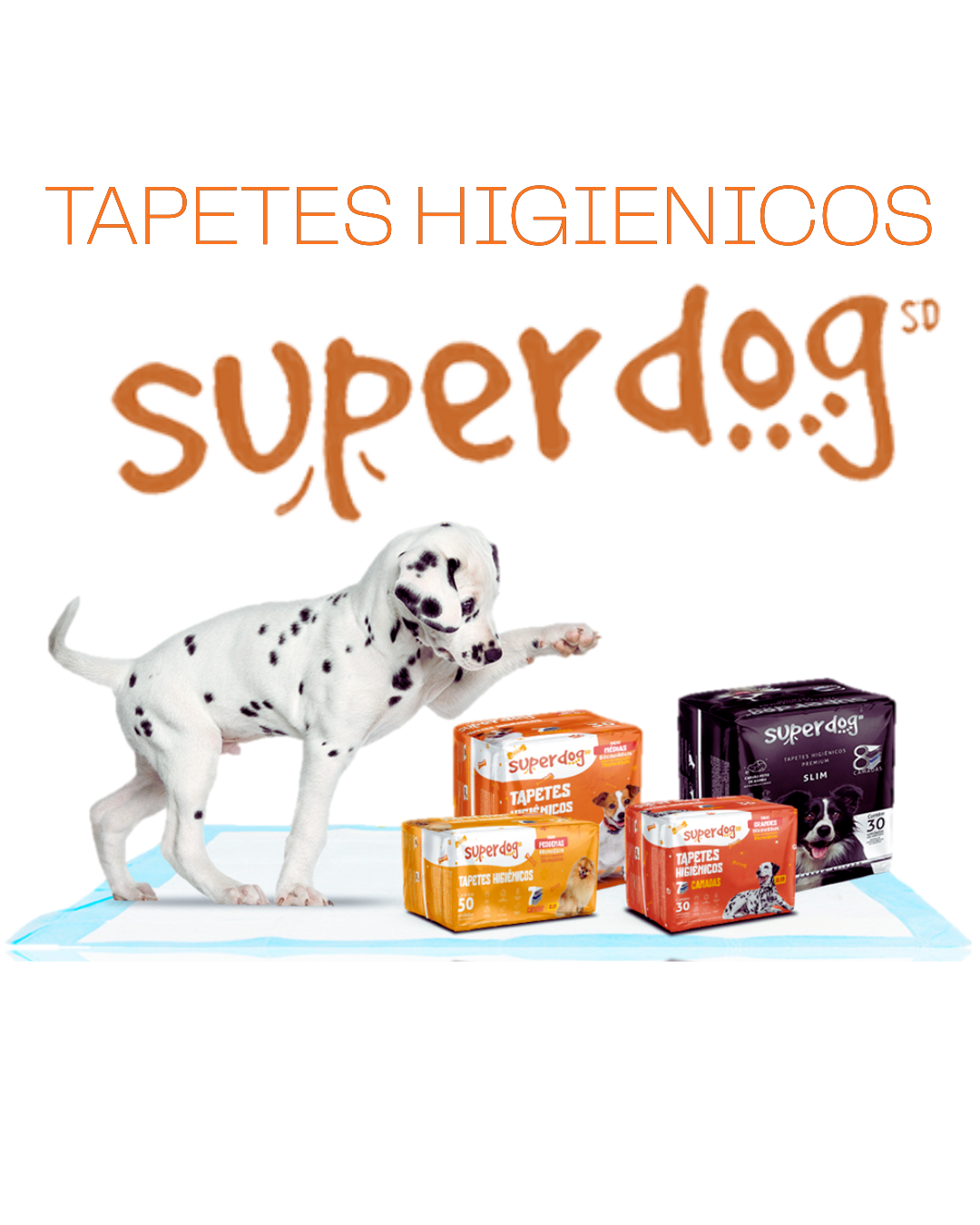 Tapetes higenicos (pañales) Superdog 