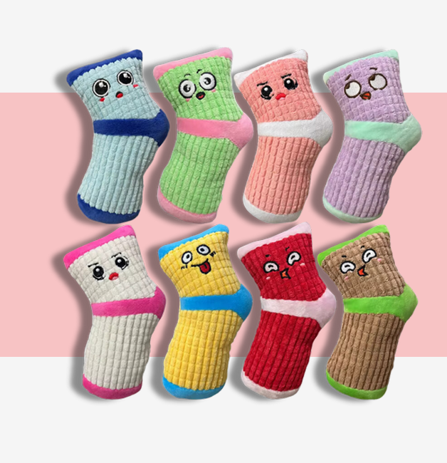 Media de peluche con chifle 