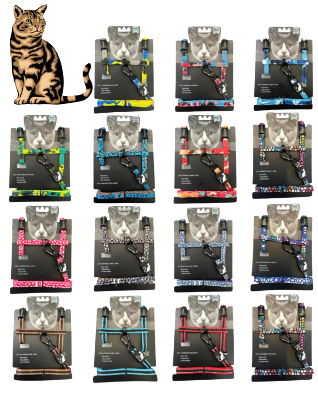 Ares estampados para gatos