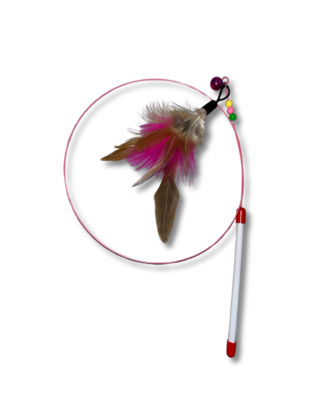 VARA DE ALAMBRE CON PLUMAS