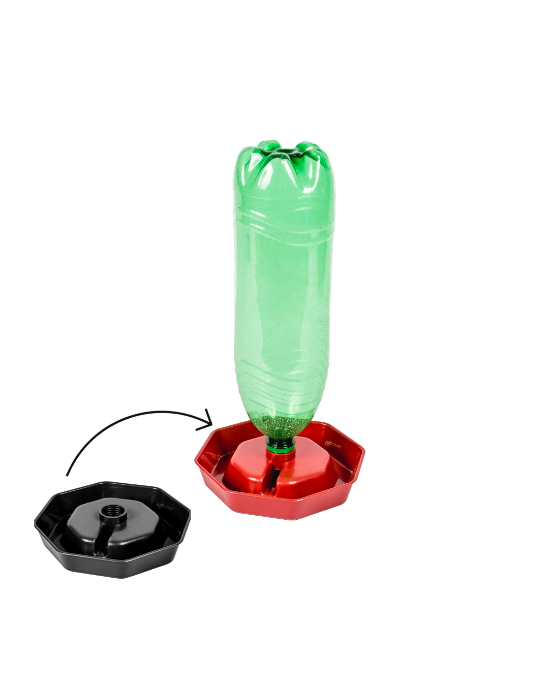 BEBEDERO DE AVES PARA BOTELLA