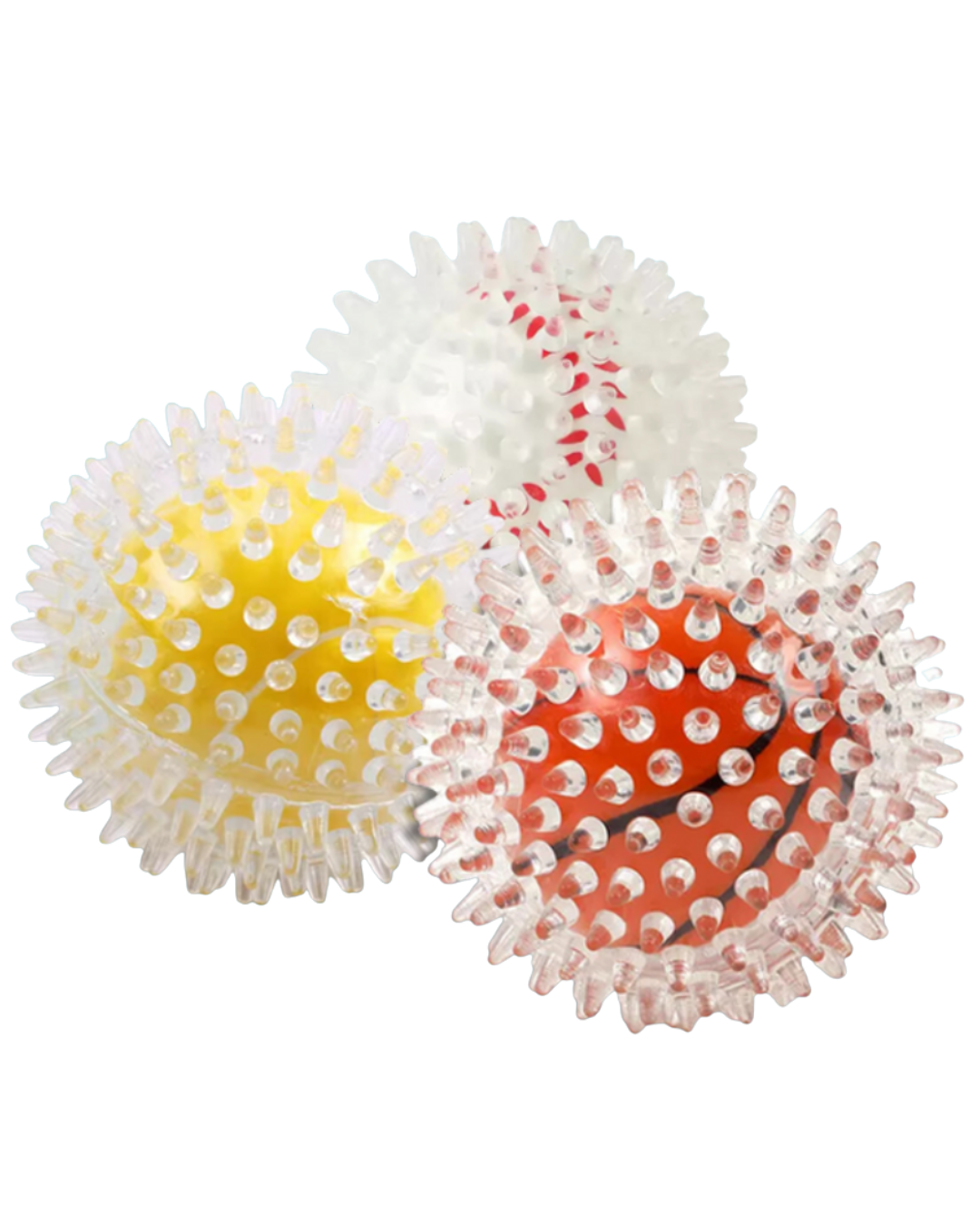 Pelota de goma con pinchos 